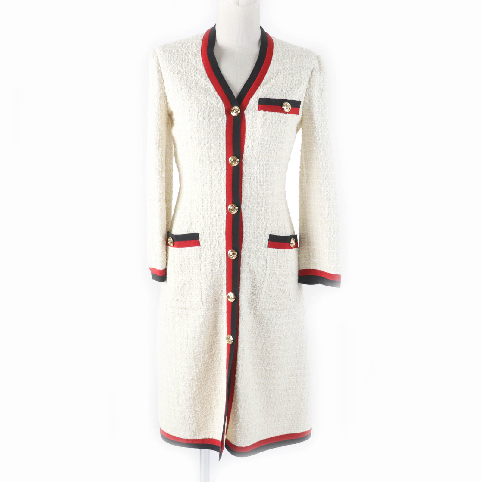 楽天市場】【グッチ】Gucci 18AW ツイード チェックワンピース 530704