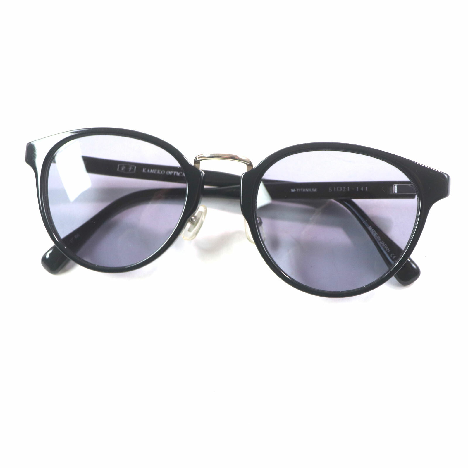 楽天市場】KANEKO OPTICAL 金子眼鏡 Y-22 BK 興市 紀州備長炭
