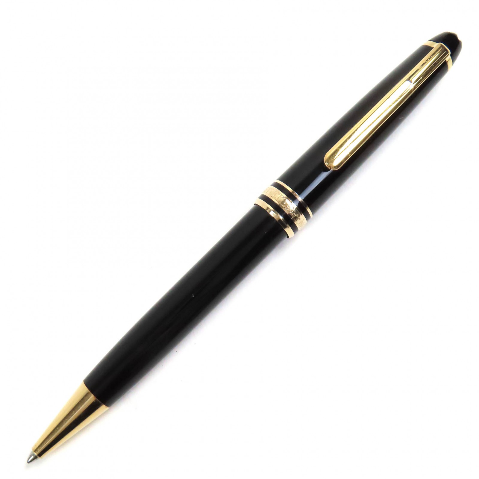 良品△MONTBLANC モンブラン マイスターシュテュック クラシック PIX ホワイトスター ツイスト式 ボールペン ブラック ゴールド ドイツ製 メンズ 筆記確認済み【中古】｜衣類＆ブランドリサイクル GREEN
