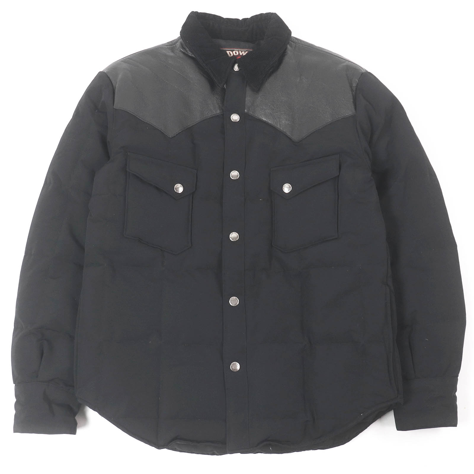 美品◆SWAGGER SWG ラムレザー ダウンジャケット キルティング L 黒 美品◇SWAGGER SWG ラムレザー ダウンジャケット キルティング L 黒