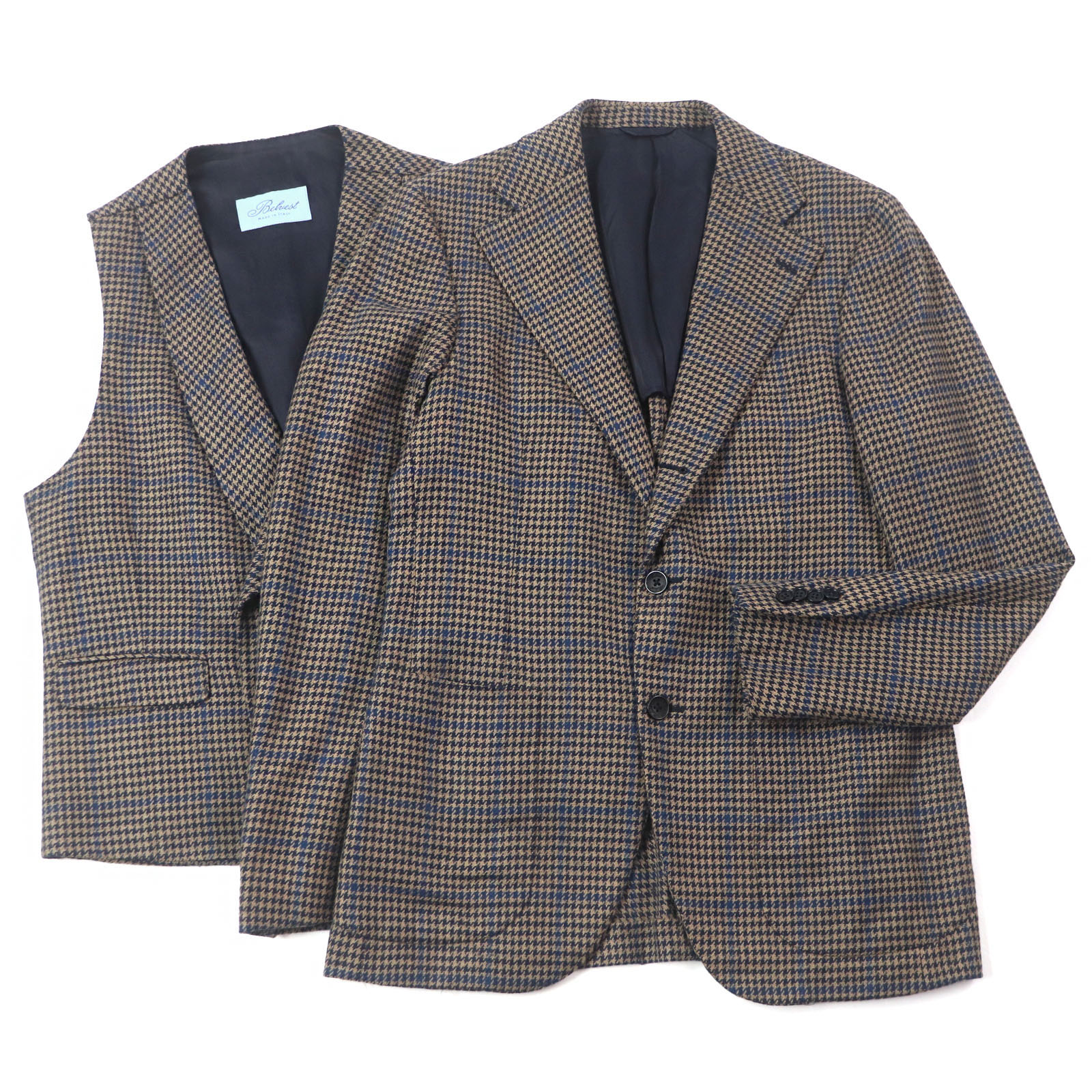 楽天市場】美品○Belvest ベルベスト ピュアカシミヤ100