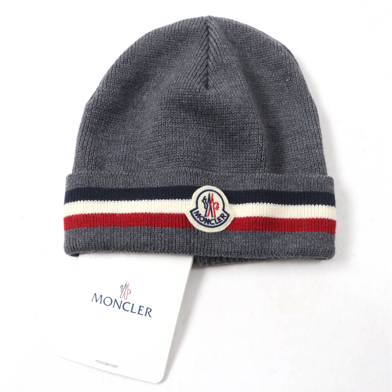 楽天市場】MONCLER(モンクレール) BERRETTO TRICOT ワッペンロゴ