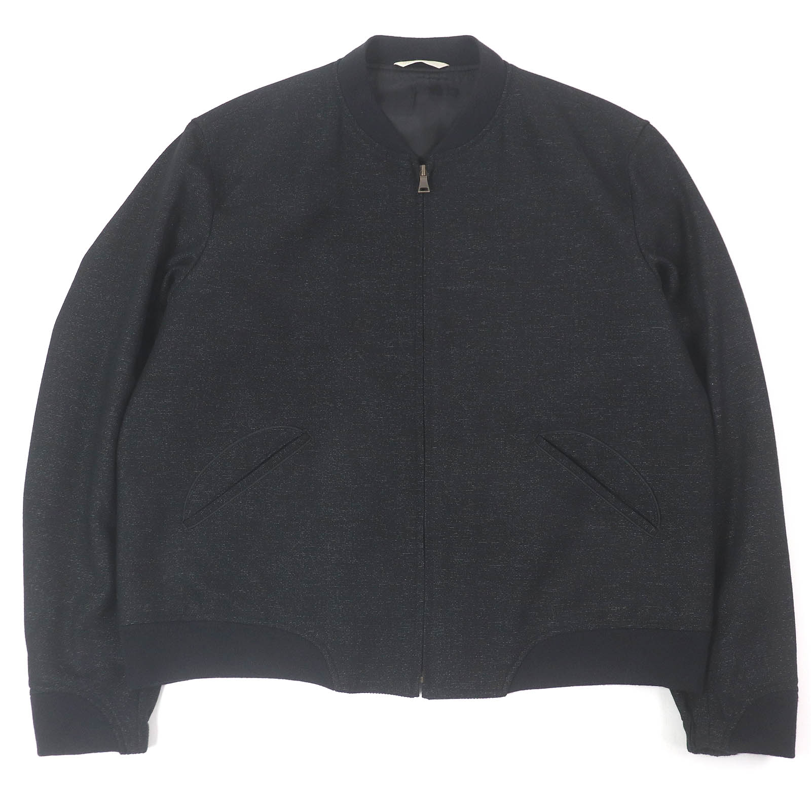 【ポールスミス】人気ヘリンボーン×襟ボアファー ウール ブルゾンジャケット L Paul Smith（ポールスミス）の「ウール ジップアップブルゾン