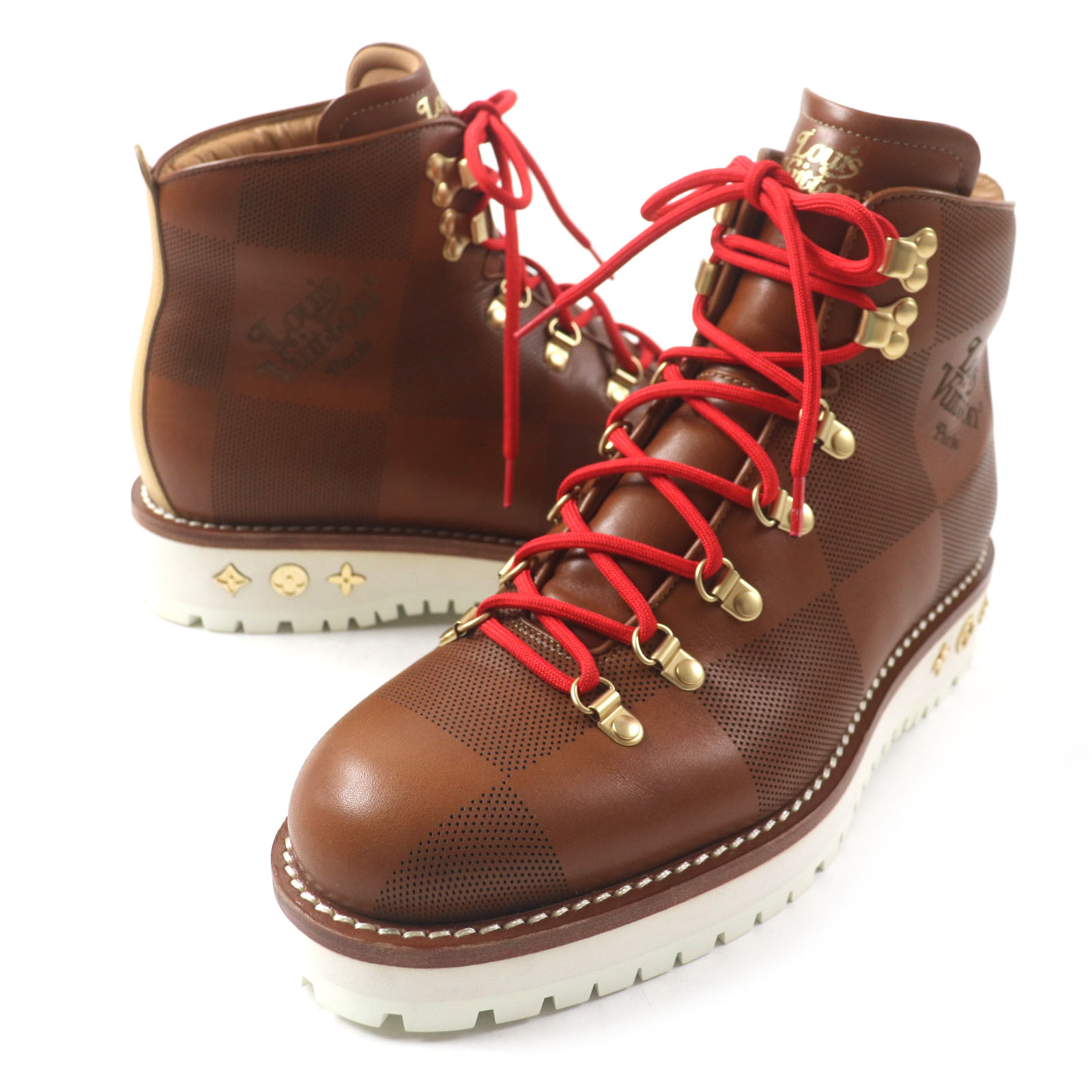 楽天市場】ルイ ヴィトン × NIGO ダミエ LV モッズライン ブーツ