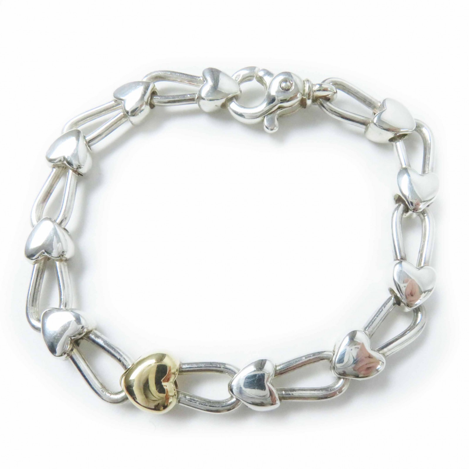 美品 廃盤 ティファニー トリプル オープンハート ブレスレット 925 TIFFANY&Co. 美品◎TIFFANY&Co. ティファニー トリプルオープン