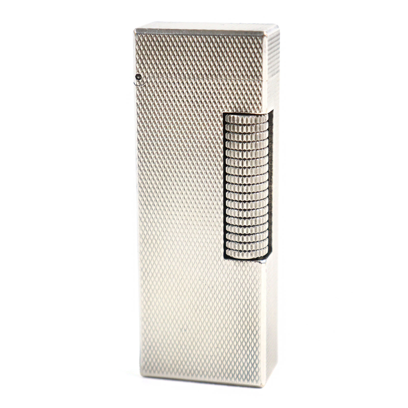 Dunhill ダンヒルスクエア総柄ローラー式ガスライターシルバー 00032330-1.jpg
