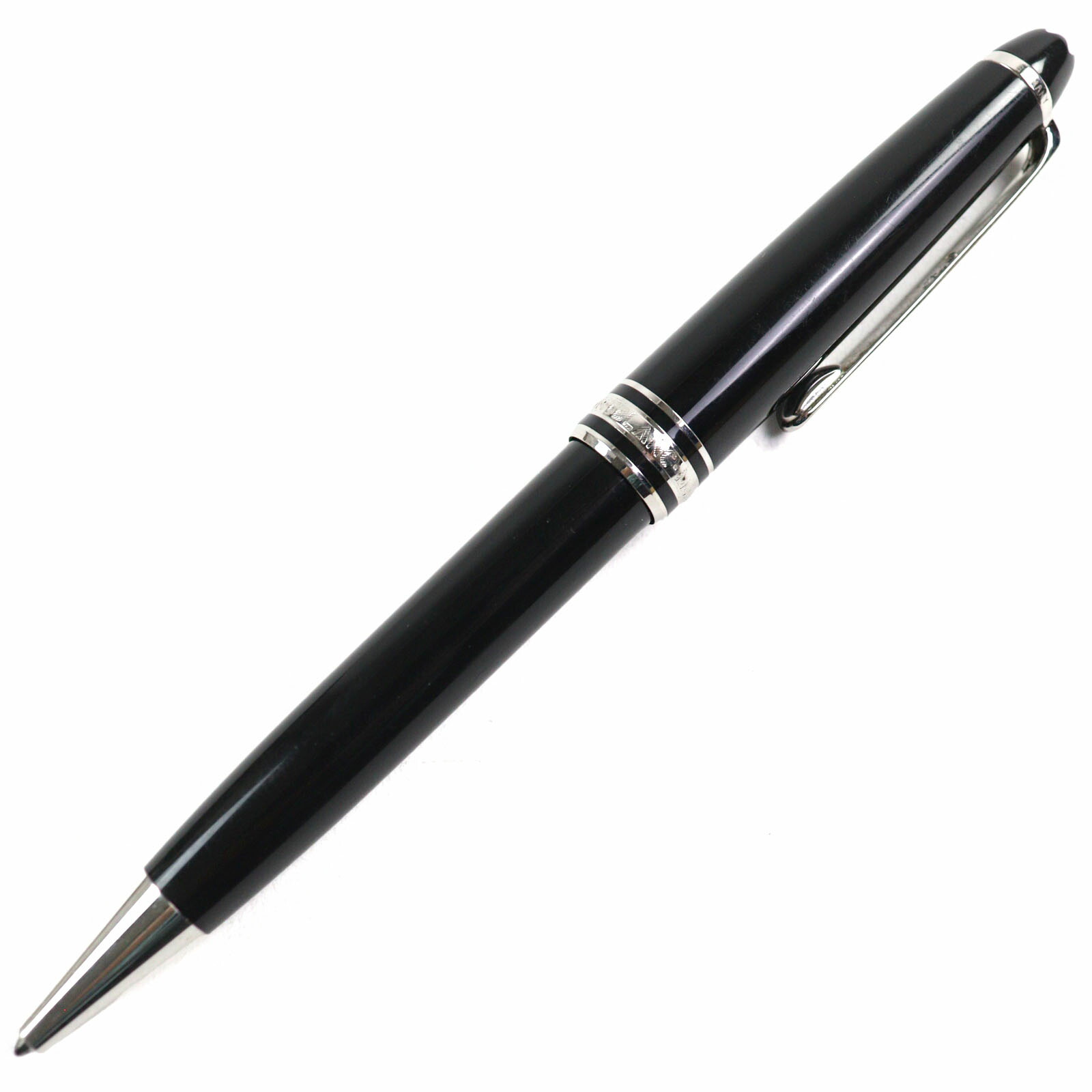 MONTBLANC - 良品▼MONTBLANC モンブラン マイスターシュテュック クラシック ホワイトスター ツイスト式 ボールペン ブラック ゴールド ドイツ製 メンズ 筆記確認済み 00032573-1.jpg