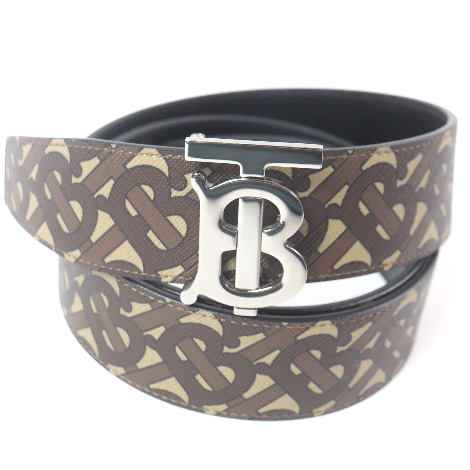 BURBERRY バーバリー ベルト レザー 本革 ブラウン ロゴバックル BURBERRY】バーバリー 紳士レザーベルト B-13 ブラウン 新品未使用