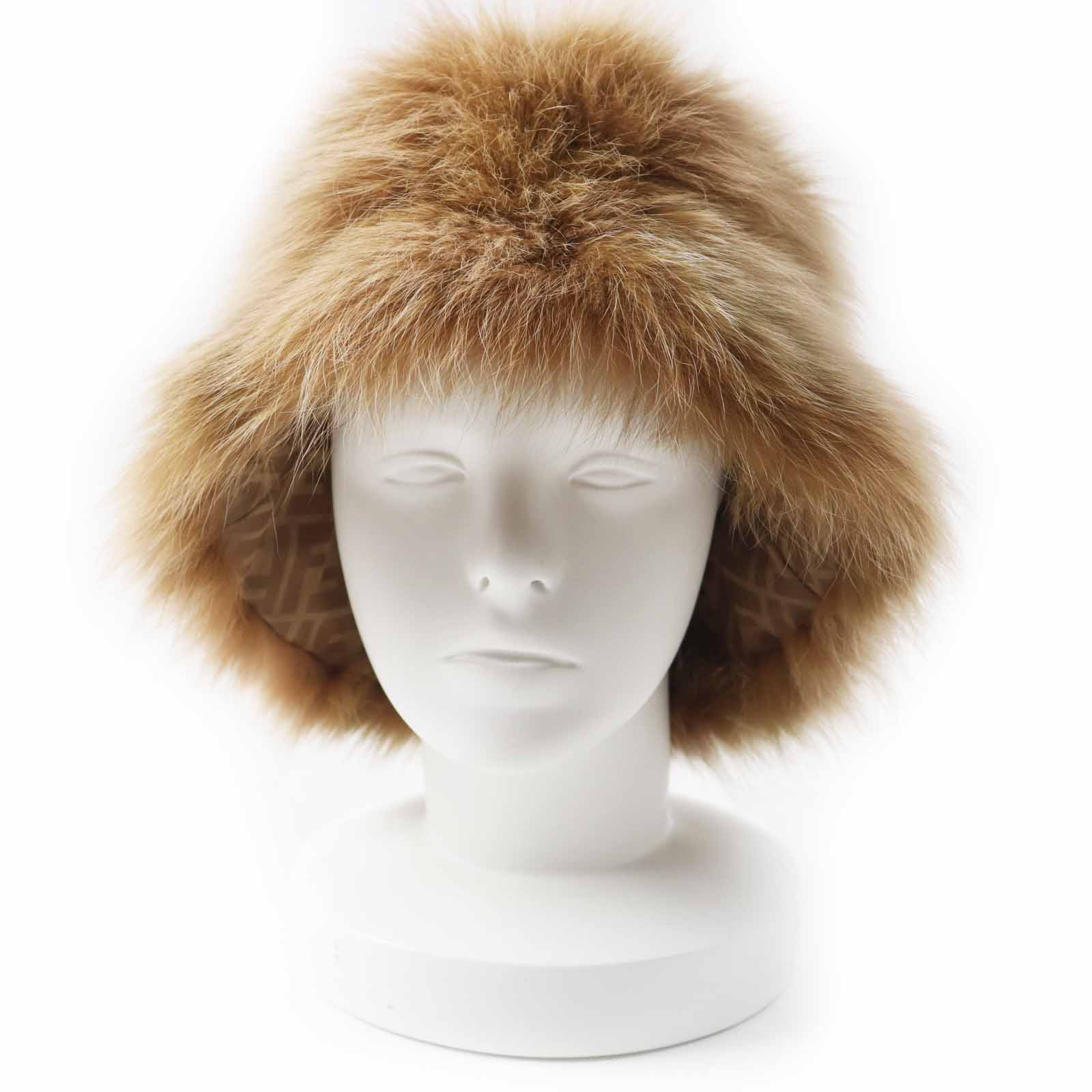 楽天市場】【フェンディ】Fendi フォックスファー ズッカ リバーシブル