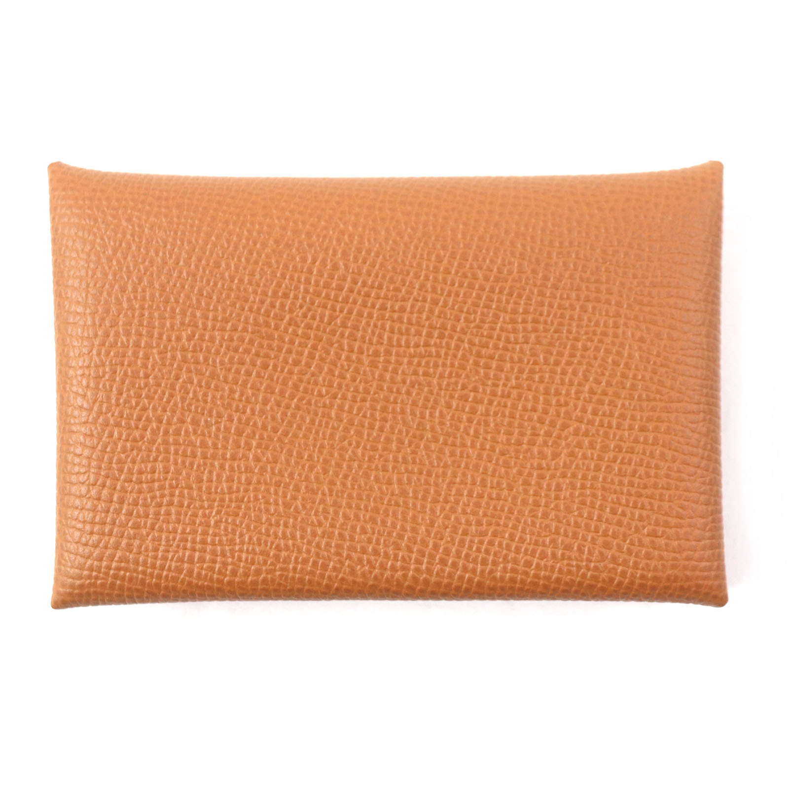 極美品▼HERMES エルメス カルヴィ ゴールド ヴォーエプソン なめし革 歌留多入れもの コインケース B目じるし 箱付き添い人 フランス共和国製 メンズ【中古】