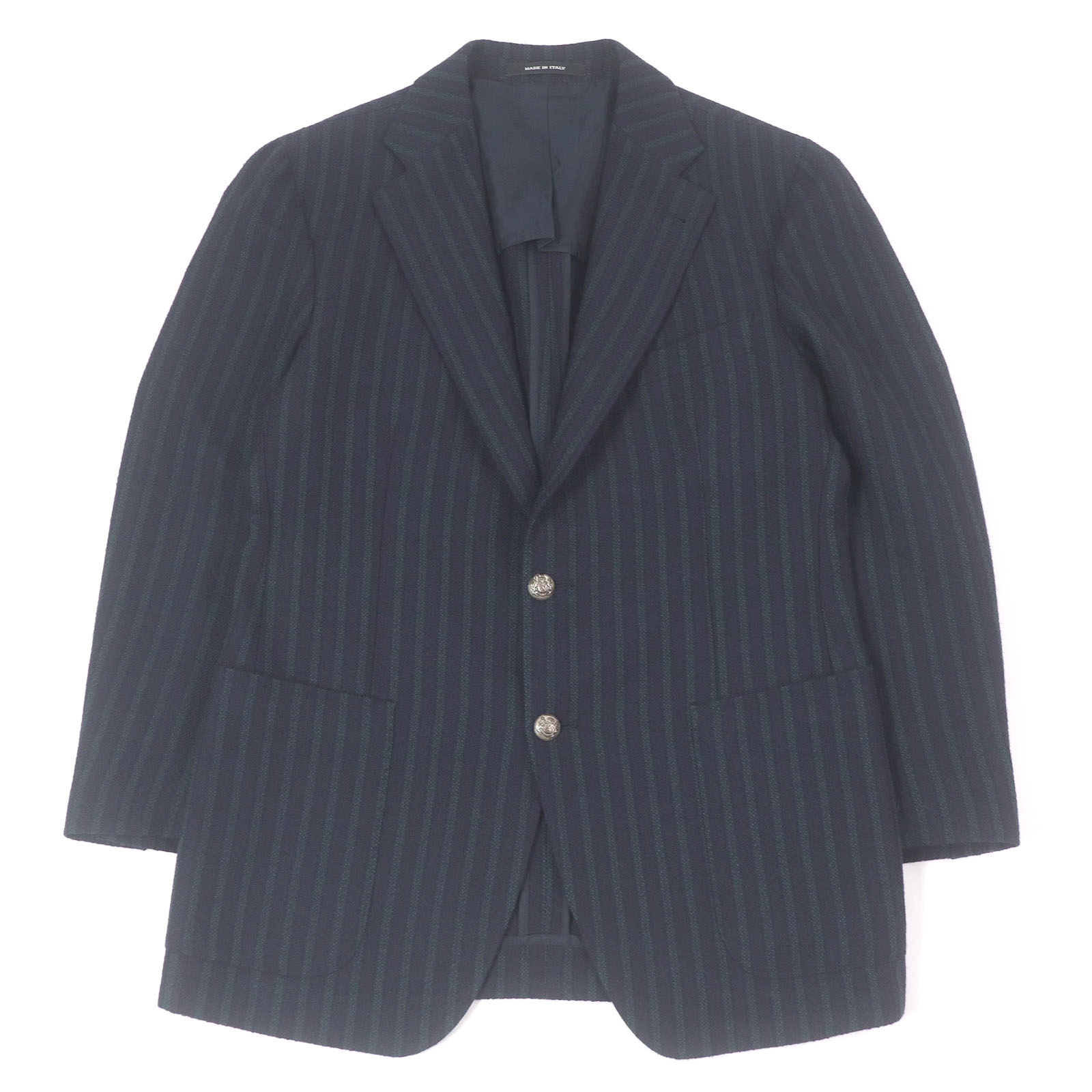 <極美品>TAGLIATORE×ブリッラ ネイビー ウール スーツ サイズ44 美品>TAGLIATORE×ブリッラ ネイビー ウール スーツ サイズ44