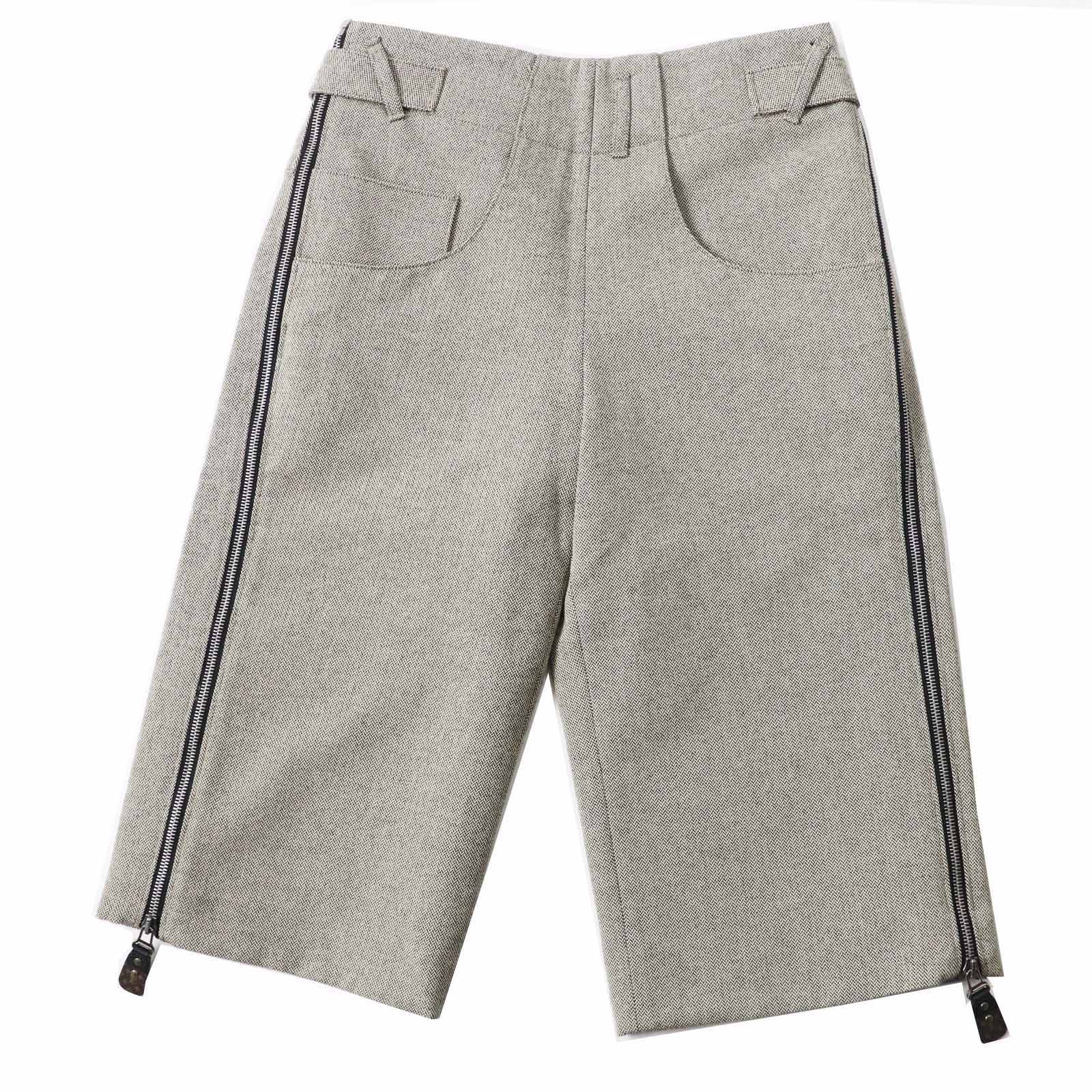 未使用品◎LOUIS VUITTON ルイヴィトン 23AW カシミヤ混 サイドZIP付き 7分丈 パンツ ベージュ系 32 イタリア製 正規品 レディース【中古】|衣類&ブランドリサイクル GREEN