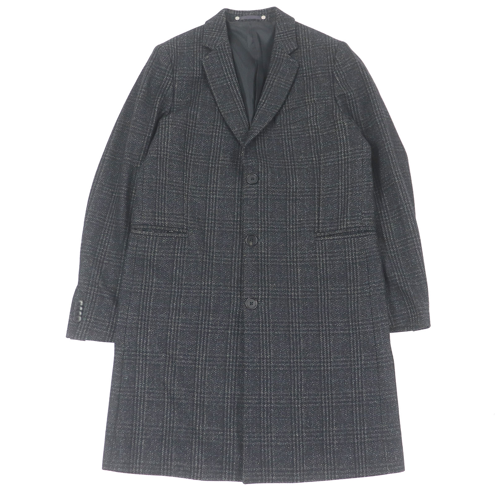 美品✨ポールスミス チェスターコート アルパカ モヘヤ 2XL 緑 グリーン Paul Smith（ポールスミス）の「カシミヤ メルトン チェスター