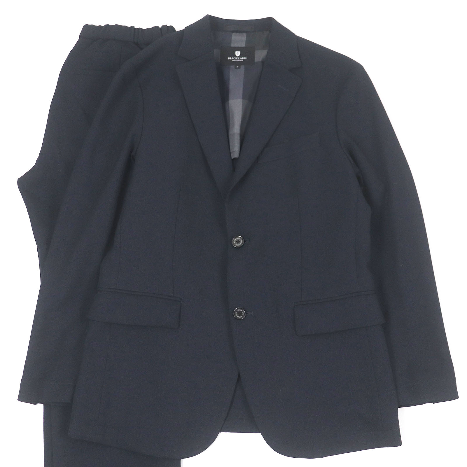 極美品 EMPORIO ARMANI 90s ダブル セットアップ 黒 46 00034516-01.jpg