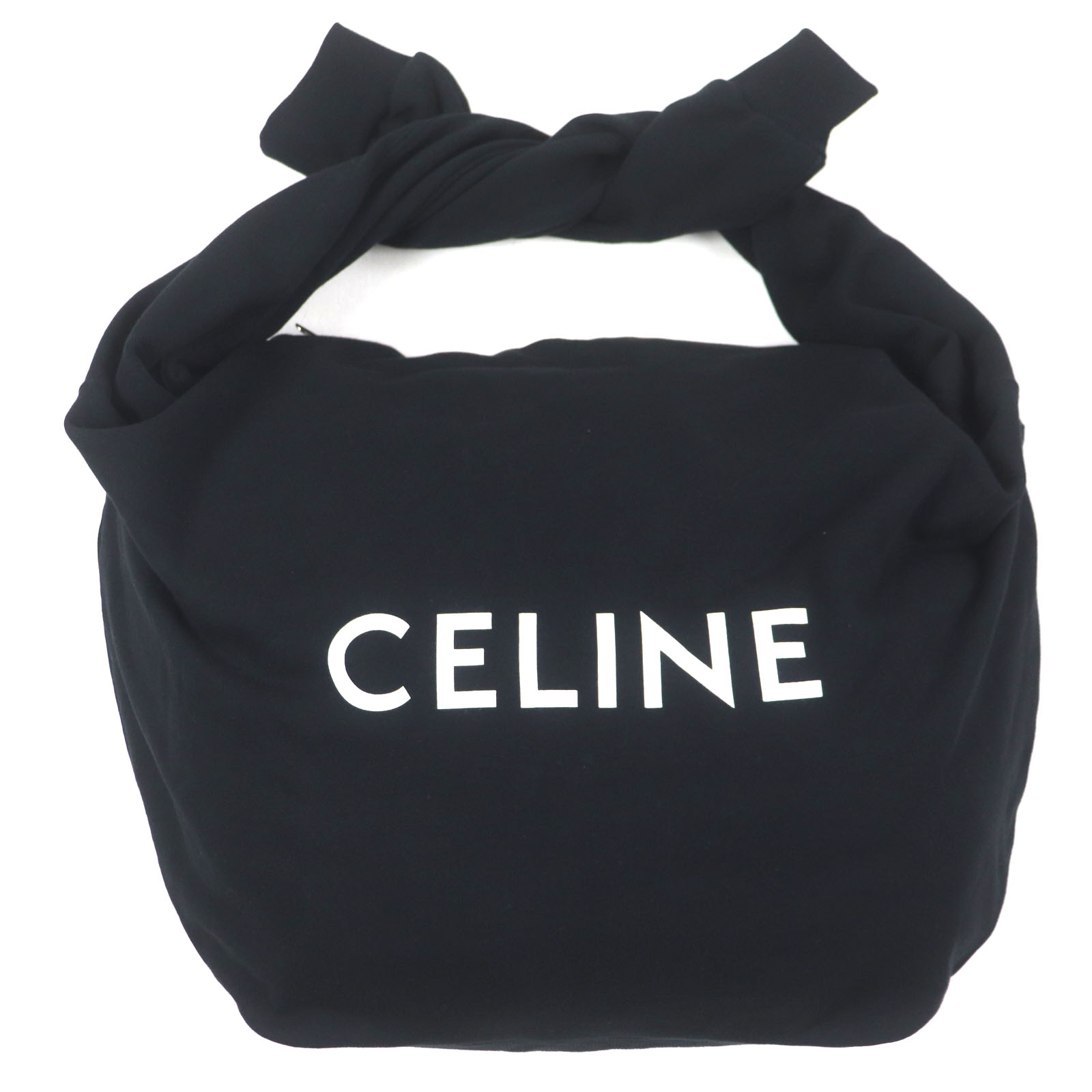 極美品▼CELINE セリーヌ 11020 2EKO MEDIUM SWEAT BAG ミディアム スウェットバッグ ロゴプリント クロスバッグ ショルダーバッグ ブラック 保存袋付き イタリア製 正規品 メンズ【中古】｜衣類＆ブランドリサイクル GREEN