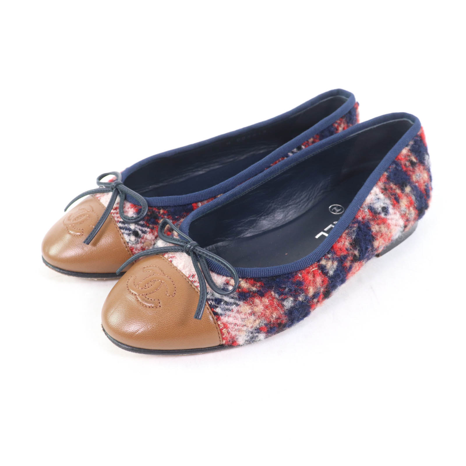 楽天市場】【靴】CHANEL シャネル バレエシューズ フラットパンプス