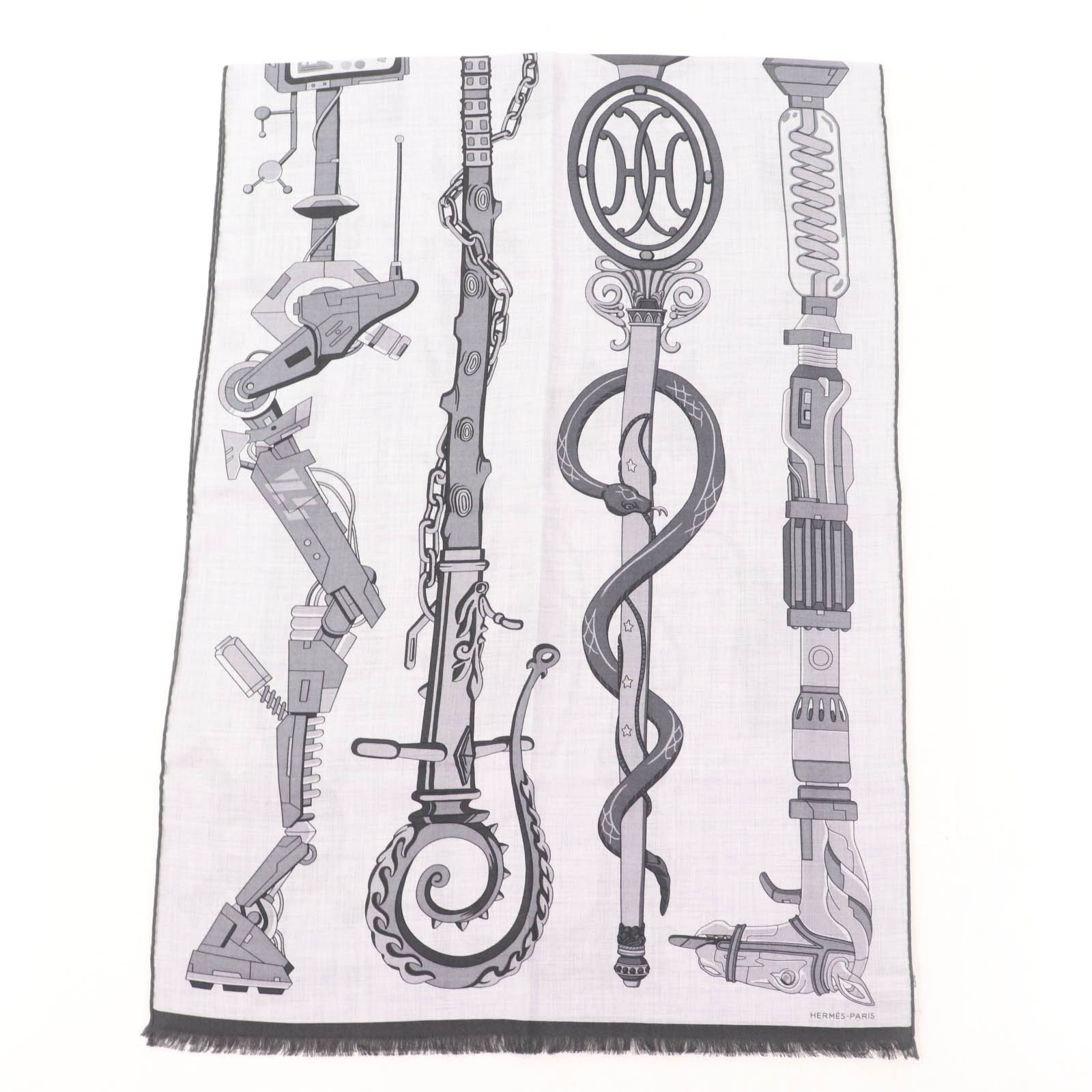 楽天市場】【10%OFF】 エルメス ショール レクタングル エシェック オ