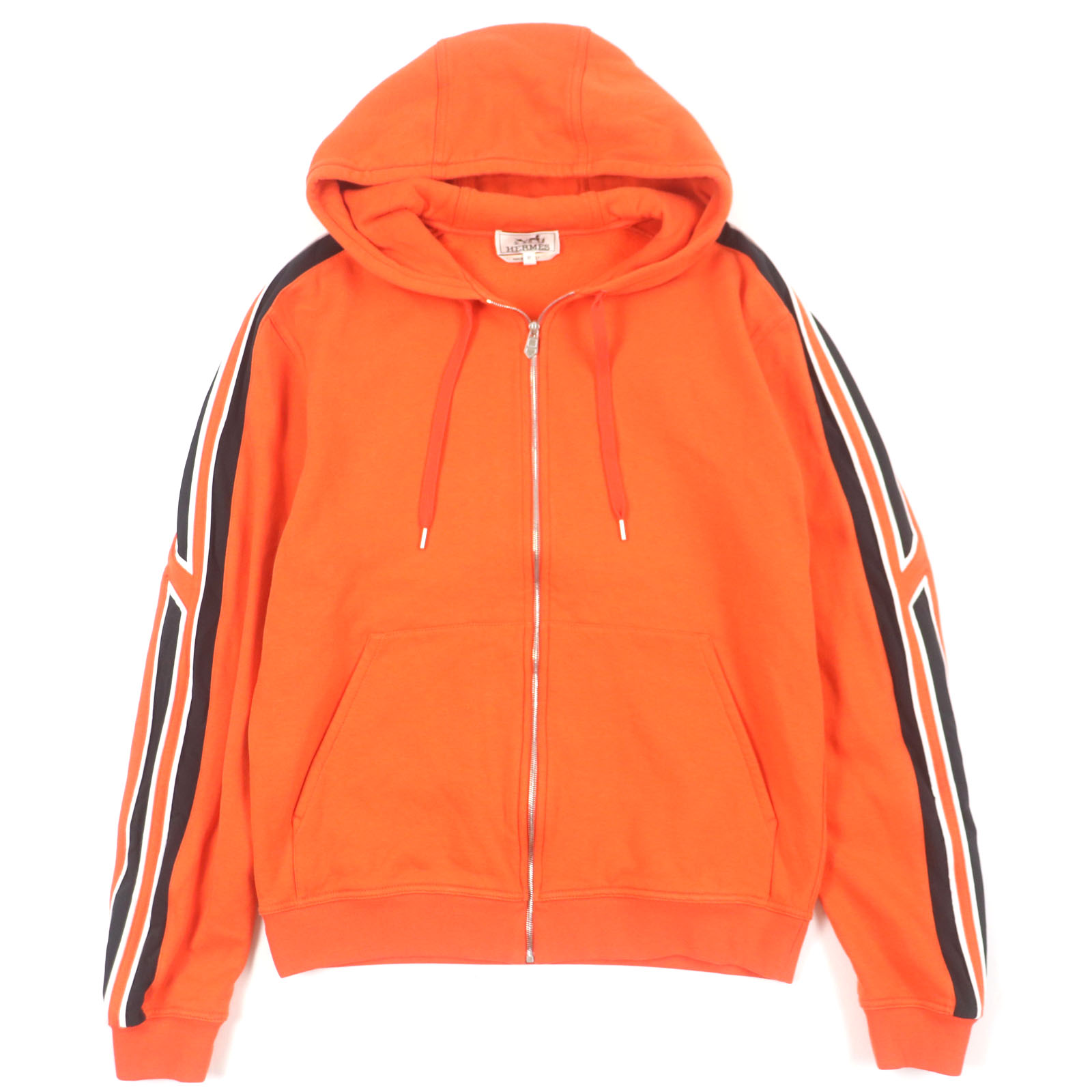 楽天市場】HERMES Run H Zipped Hooded Sweater エルメス ランH