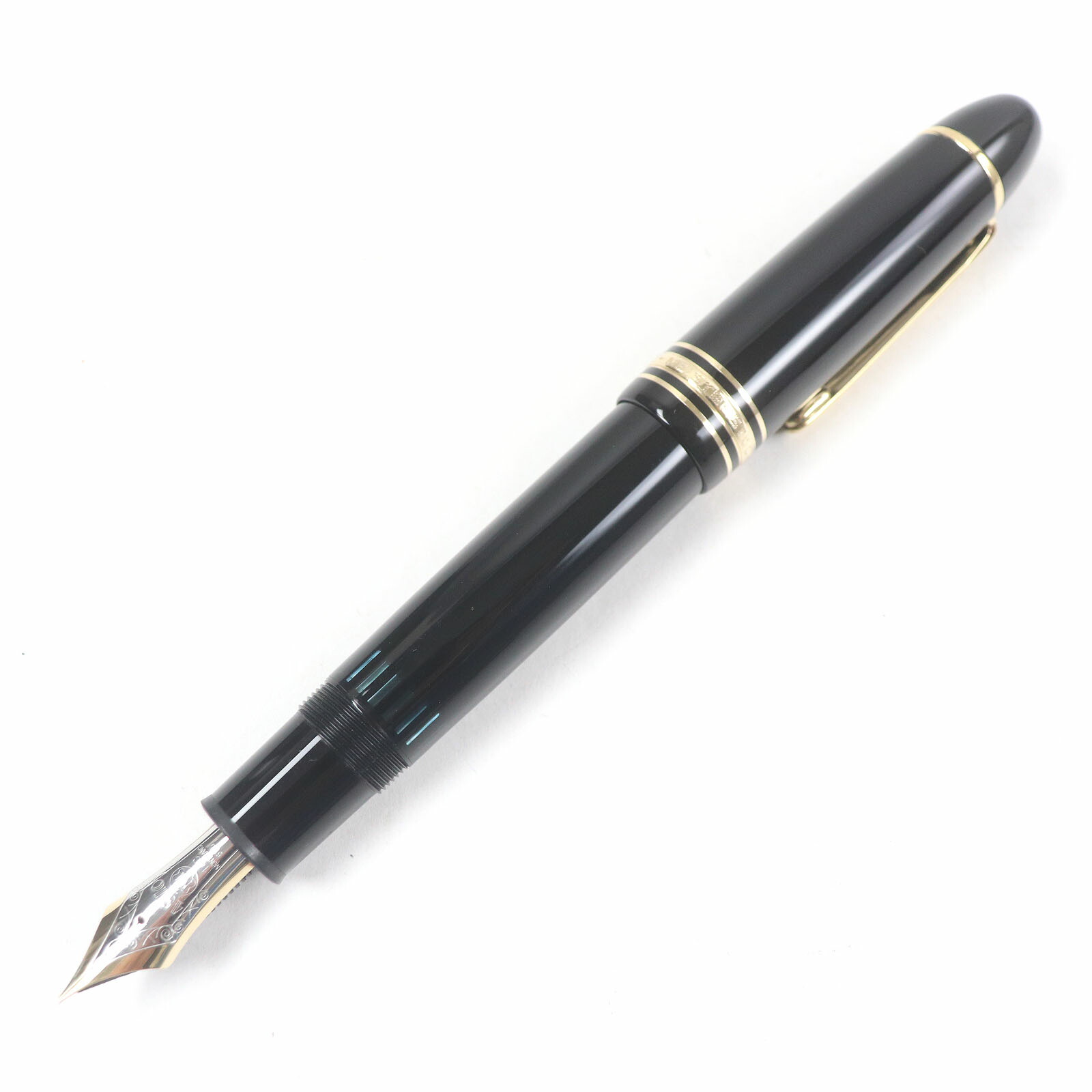 みなみ　モンブラン 万年筆 マイスターシュテュック ペン先14K 黒 楽天市場】MONTBLANC モンブラン 万年筆 マイスターシュテュック