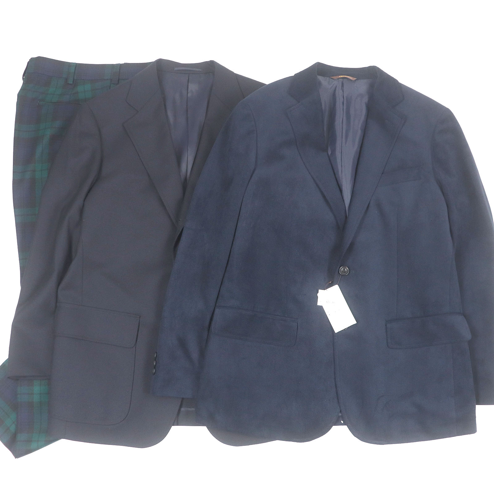 未使用含む□J.PRESS ジェイプレス ARAMIS アラミス ジャケット スラックス 3点セット ネイビー L/C92-W78-T170 日本製 正規品 メンズ【中古】｜衣類＆ブランドリサイクル GREEN