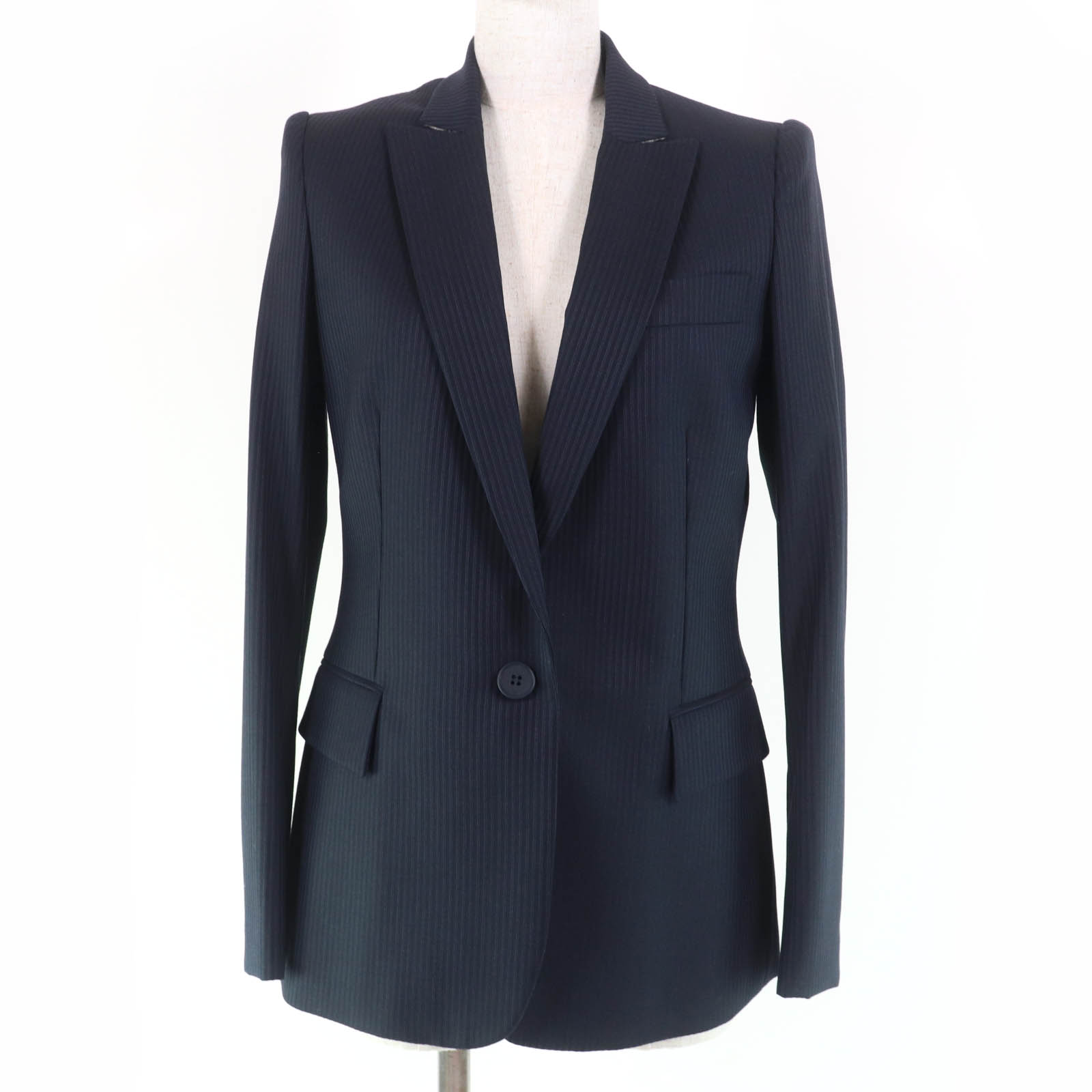 【Stella McCartney】　美品　セットアップスーツ　ブラック38 Stella McCartney】 美品 セットアップスーツ ブラック38 Stella