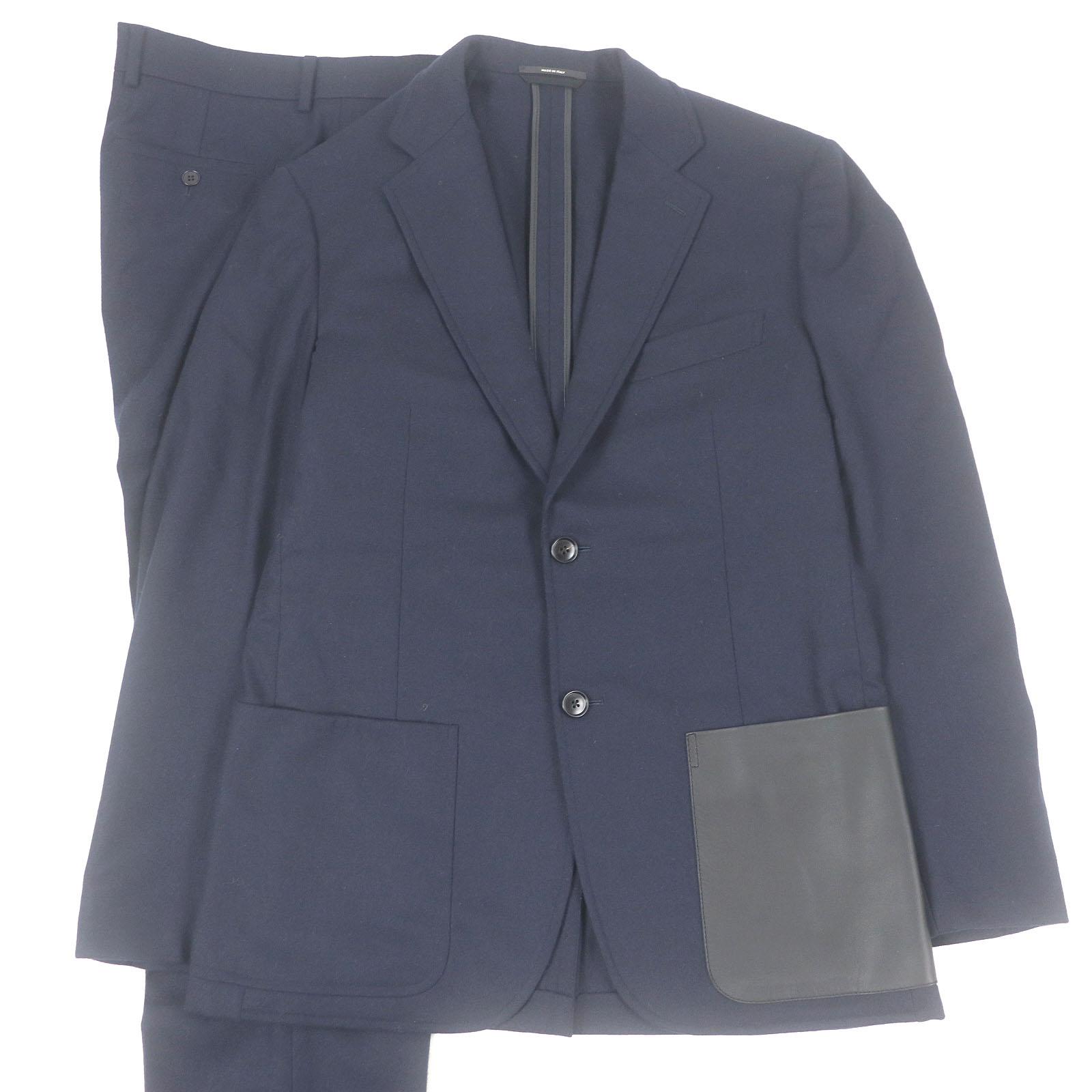 ポールスミス　セットアップスーツ　背抜き　柄入り　日本製　2ボタン　シルク混 ポールスミスセットアップ背抜きPaulSmith