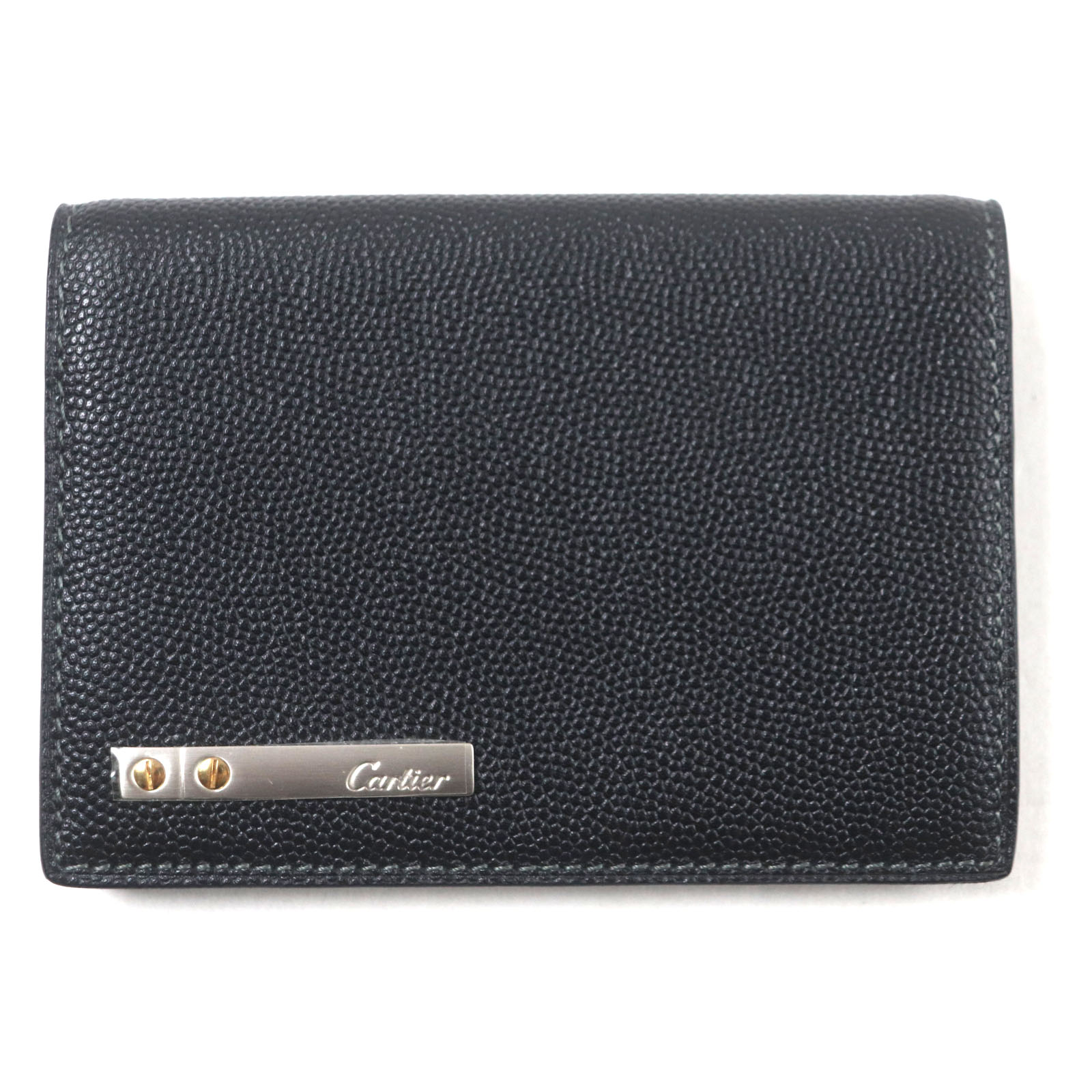 【Cartier】シンプルカードホルダー C ドゥ カルティエ ブラック 国内発送☆Cartier】C ドゥ カルティエ カードホルダー (Cartier