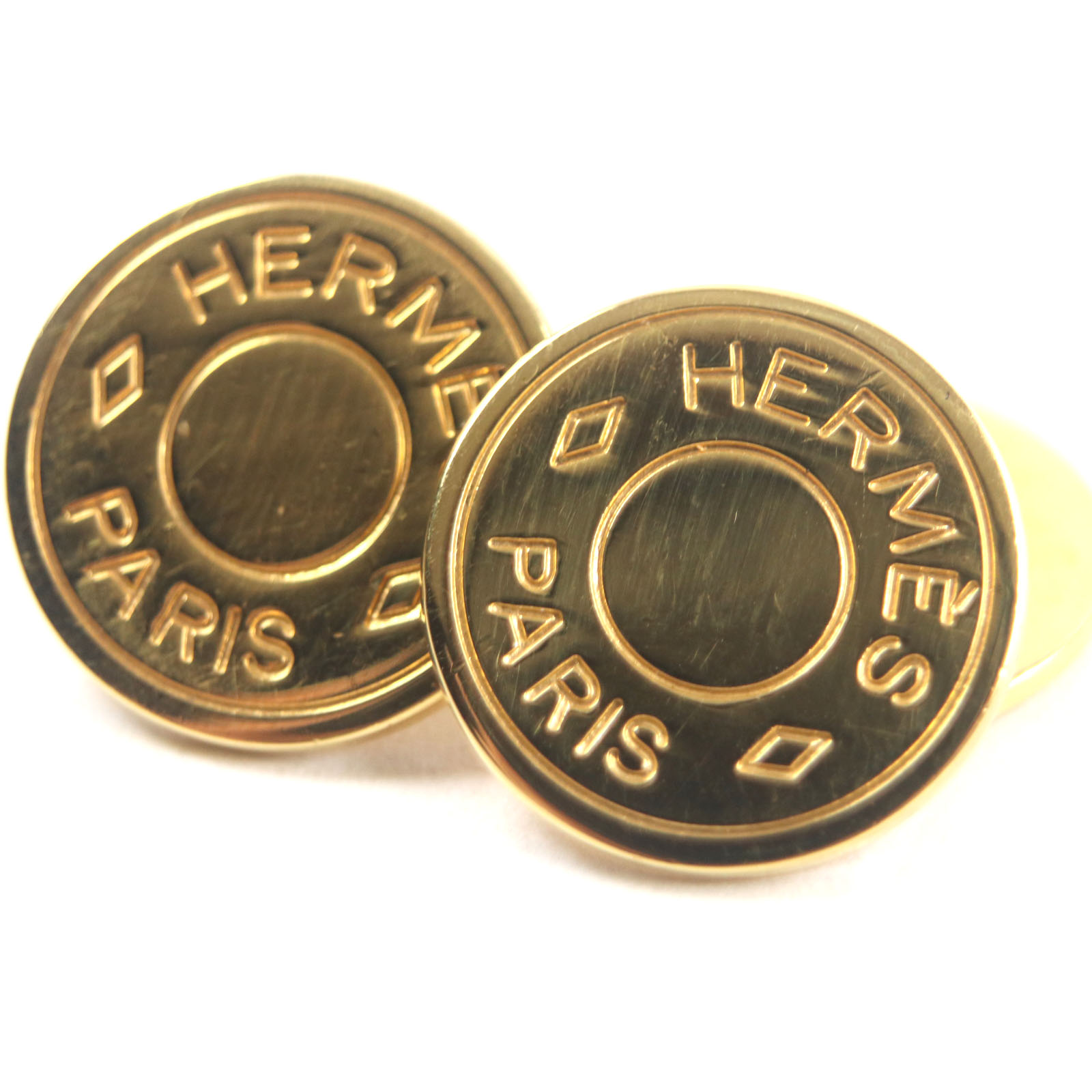 HERMES エルメス セリエ カフリボタン ゴールド 箱付き 楽天市場】エルメス Hermes セリエ カフスボタン ゴールド