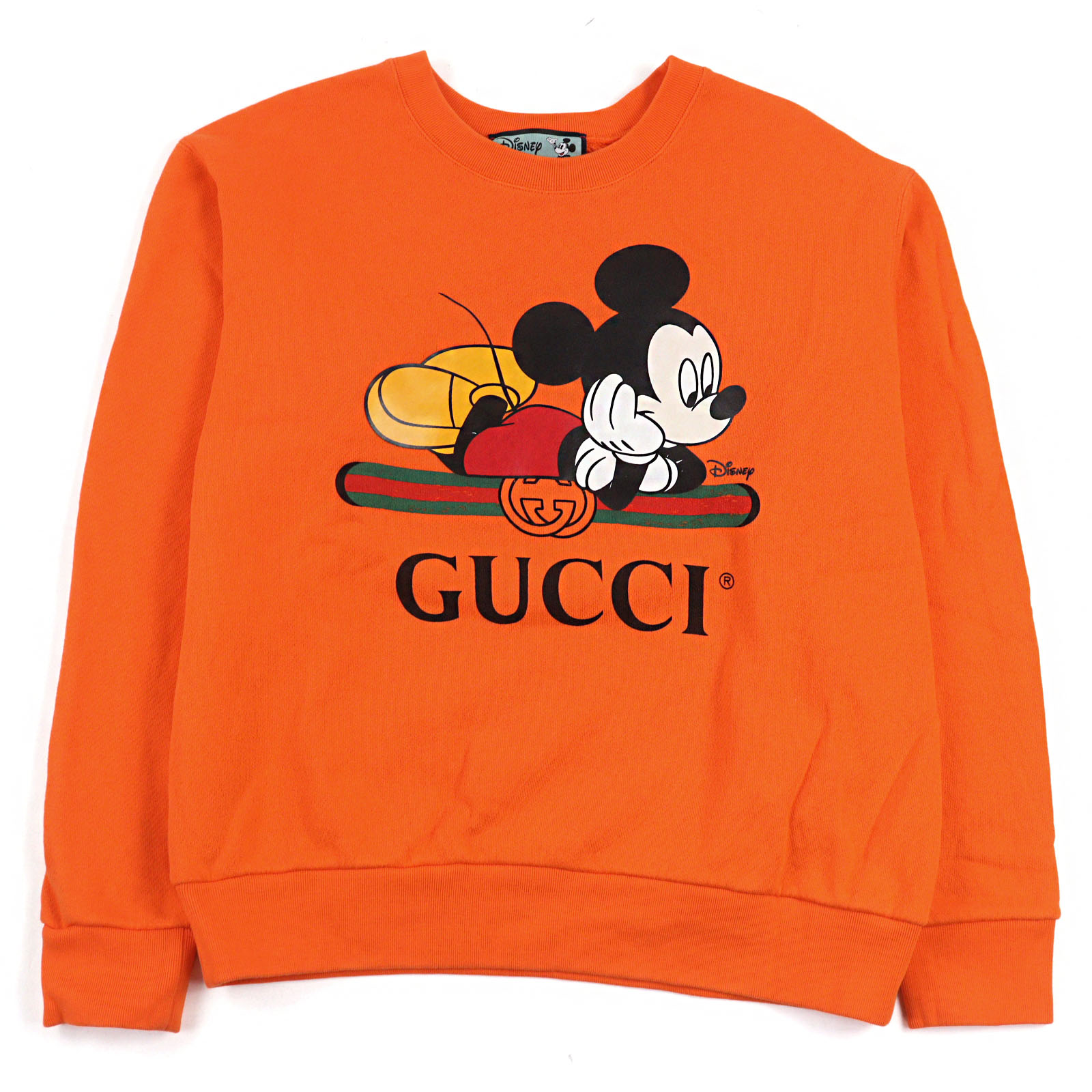 GUCCI ミッキーマウス　トレーナー gucci （グッチ）× Mickey Mouse (ミッキーマウス) ロゴ