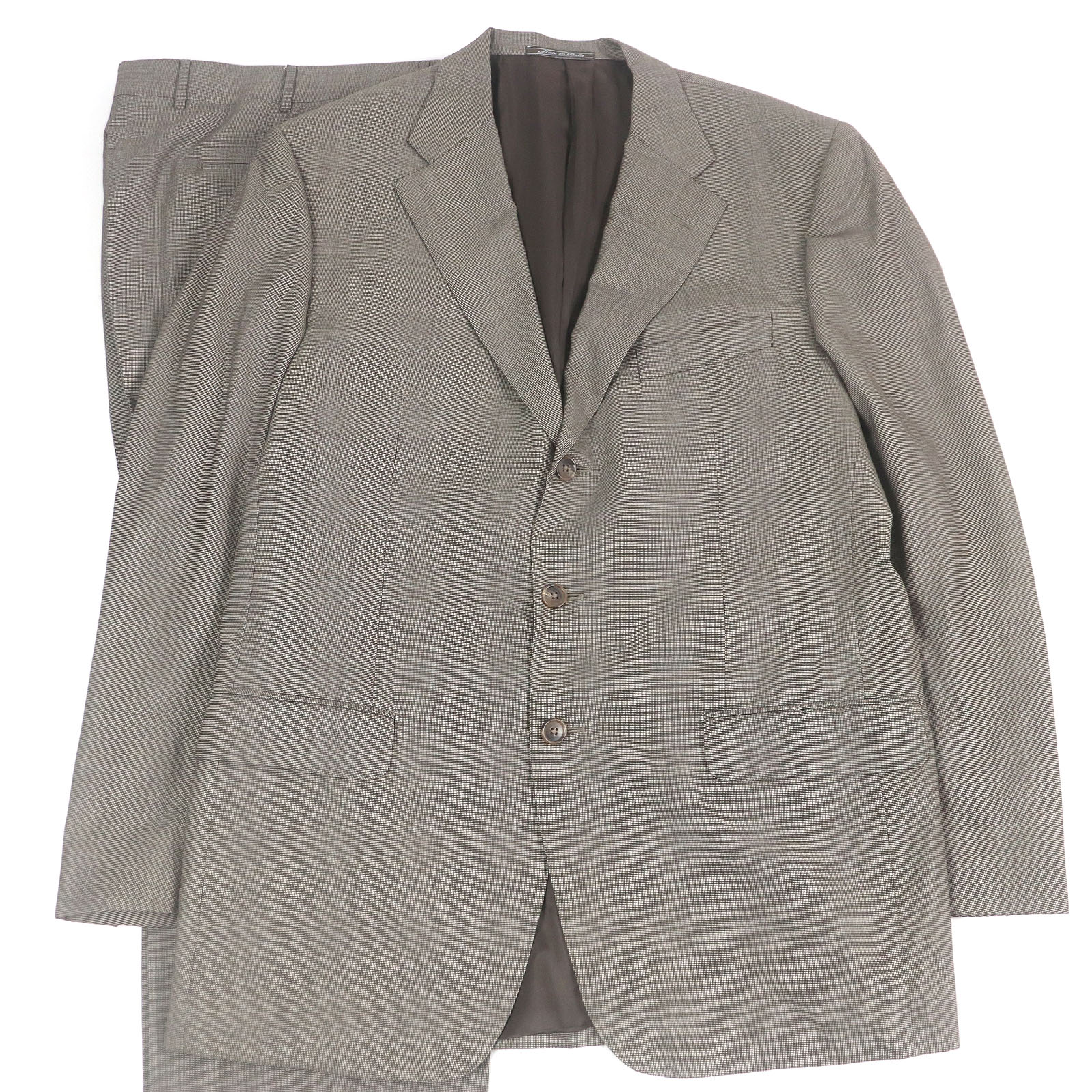 極美品□Corneliani コルネリアーニ 総柄 Super130s バージンウール100％ シングルスーツ セットアップ ブラウン 52 イタリア製 メンズ【中古】｜衣類＆ブランドリサイクル GREEN