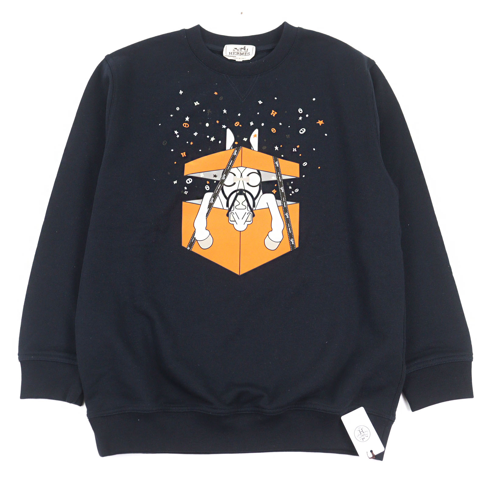 【Hermes】Boite Surprise スウェットシャツ HERMES エルメス トレーナー Boite Surprise ボイテサプライズ