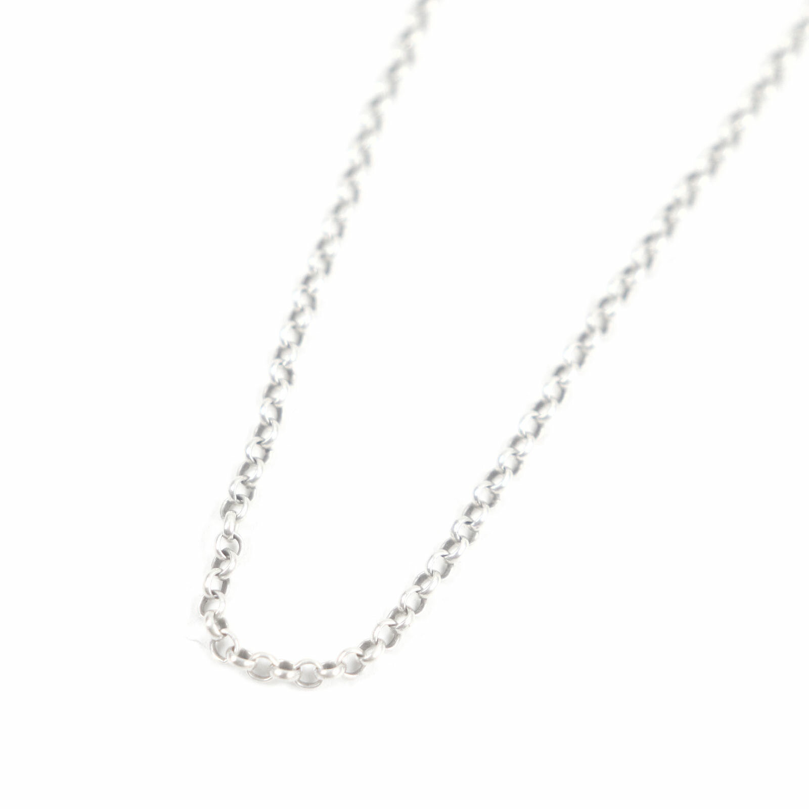 美品□CHROME HEARTS クロムハーツ SV925 ロールチェーン 18インチ チェーンネックレス アクセサリー シルバー 重量4.9g メンズオススメ【中古】 60,500円