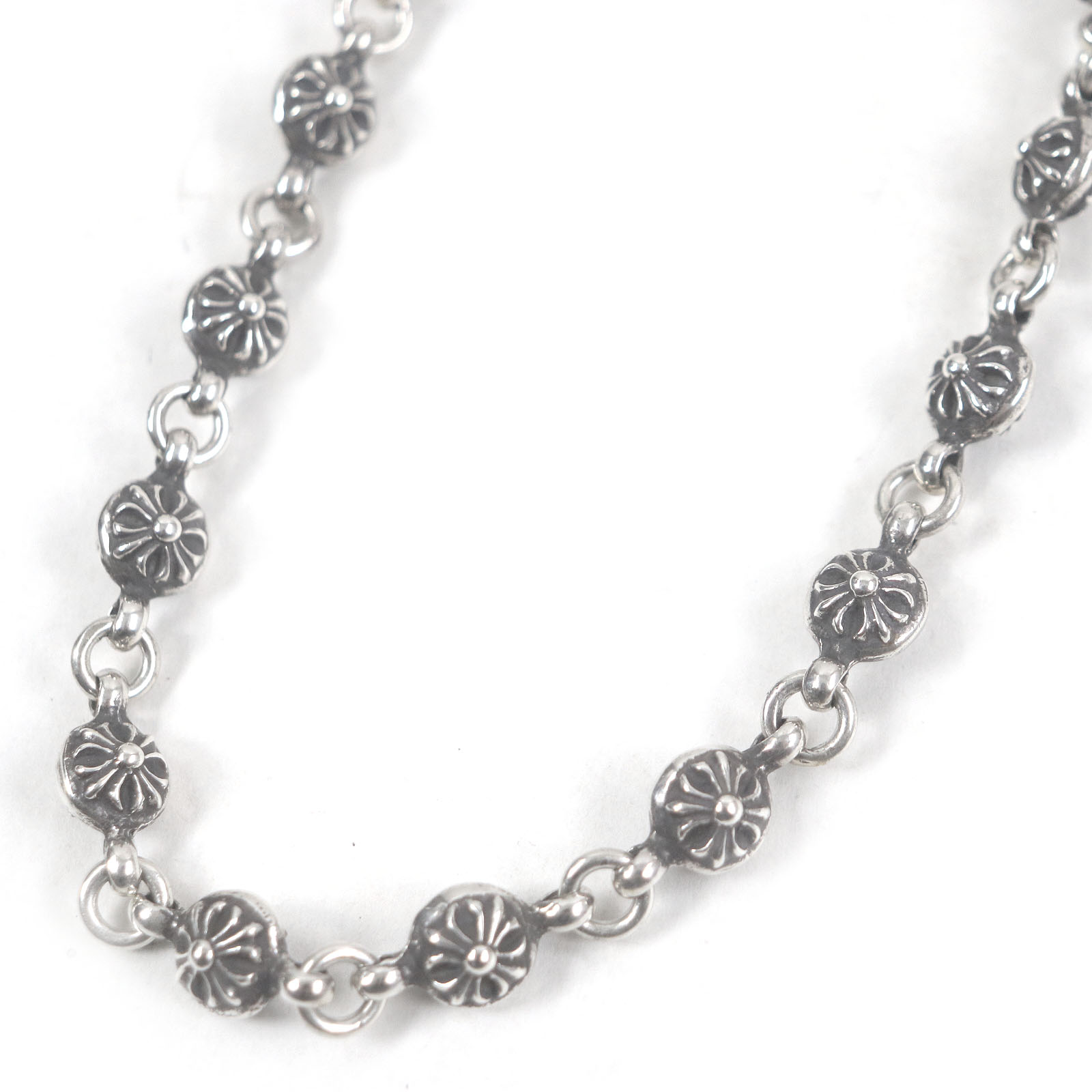 美品 正規品 CHROME HEARTS シルバー ボールチェーン 20インチ CHROME HEARTS SILVER BALL CHAIN NECKLACE シルバー ボール