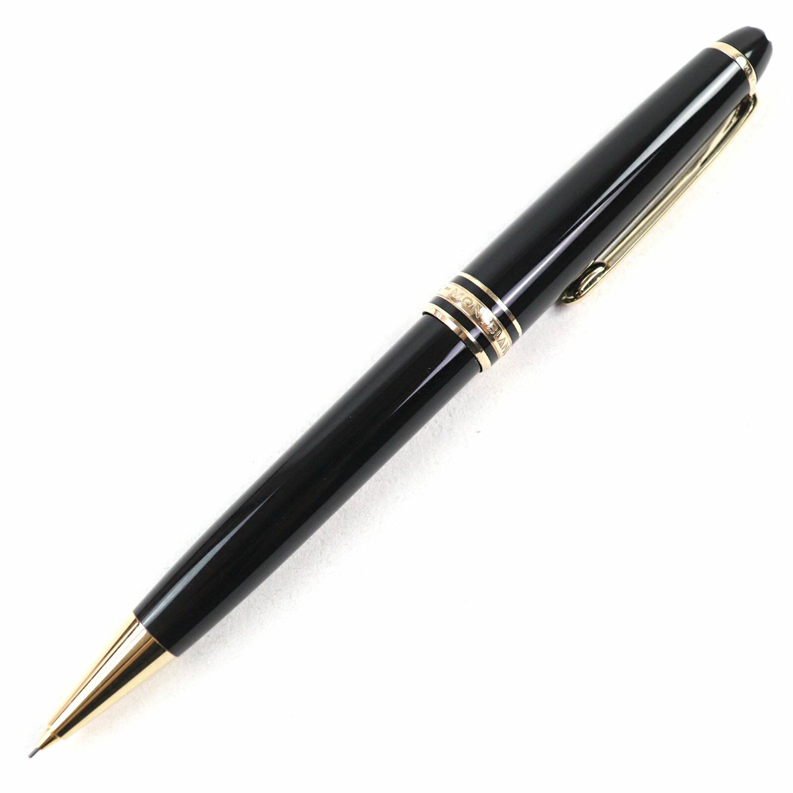 【美品】モンブラン ベルト マイスターシューテック 回転式 黒 シルバー金具 00038895-1.jpg