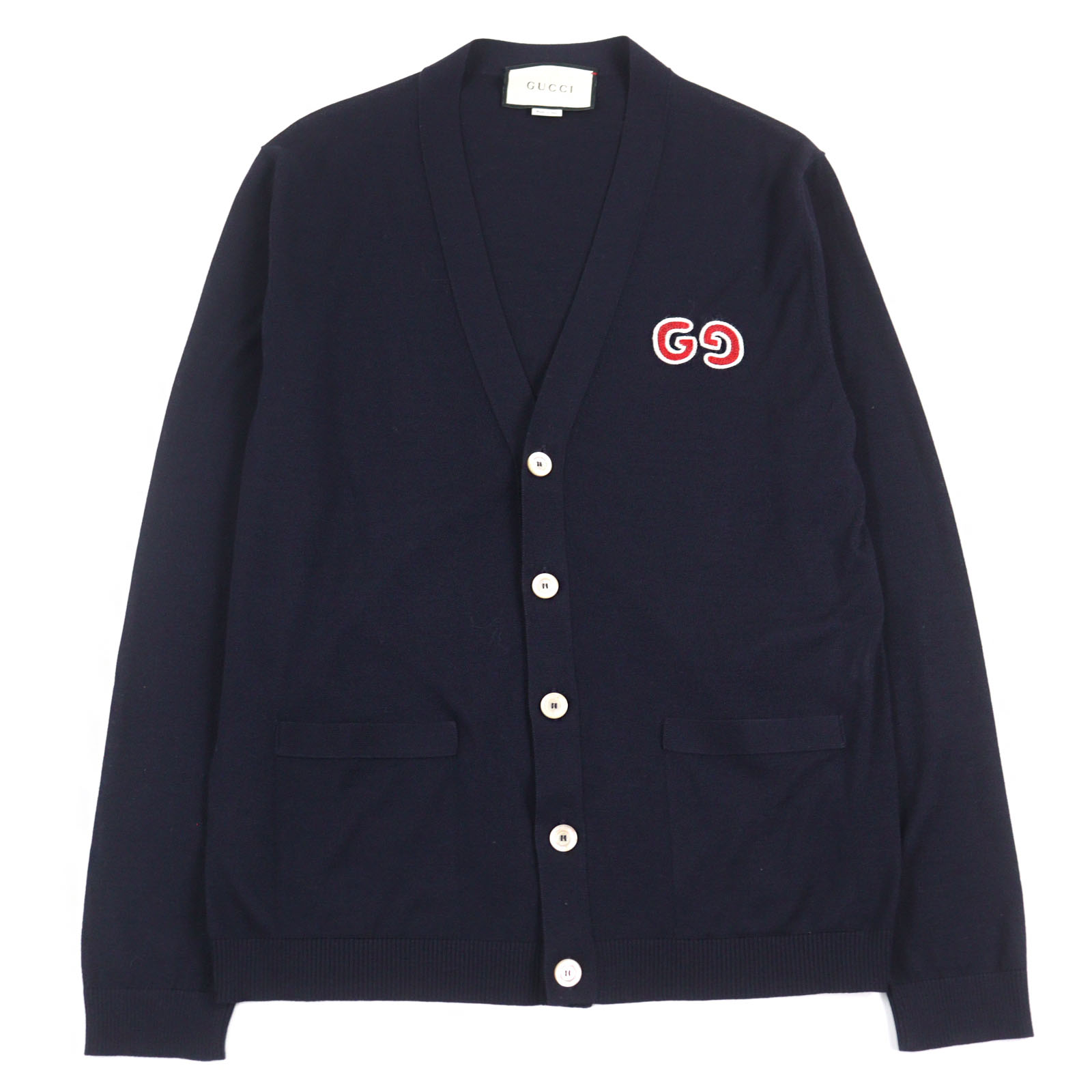 新作♪【GUCCI】ウェブ ストライプ ウールニット カーディガン 788009_XKD15_1060_001_100_0000