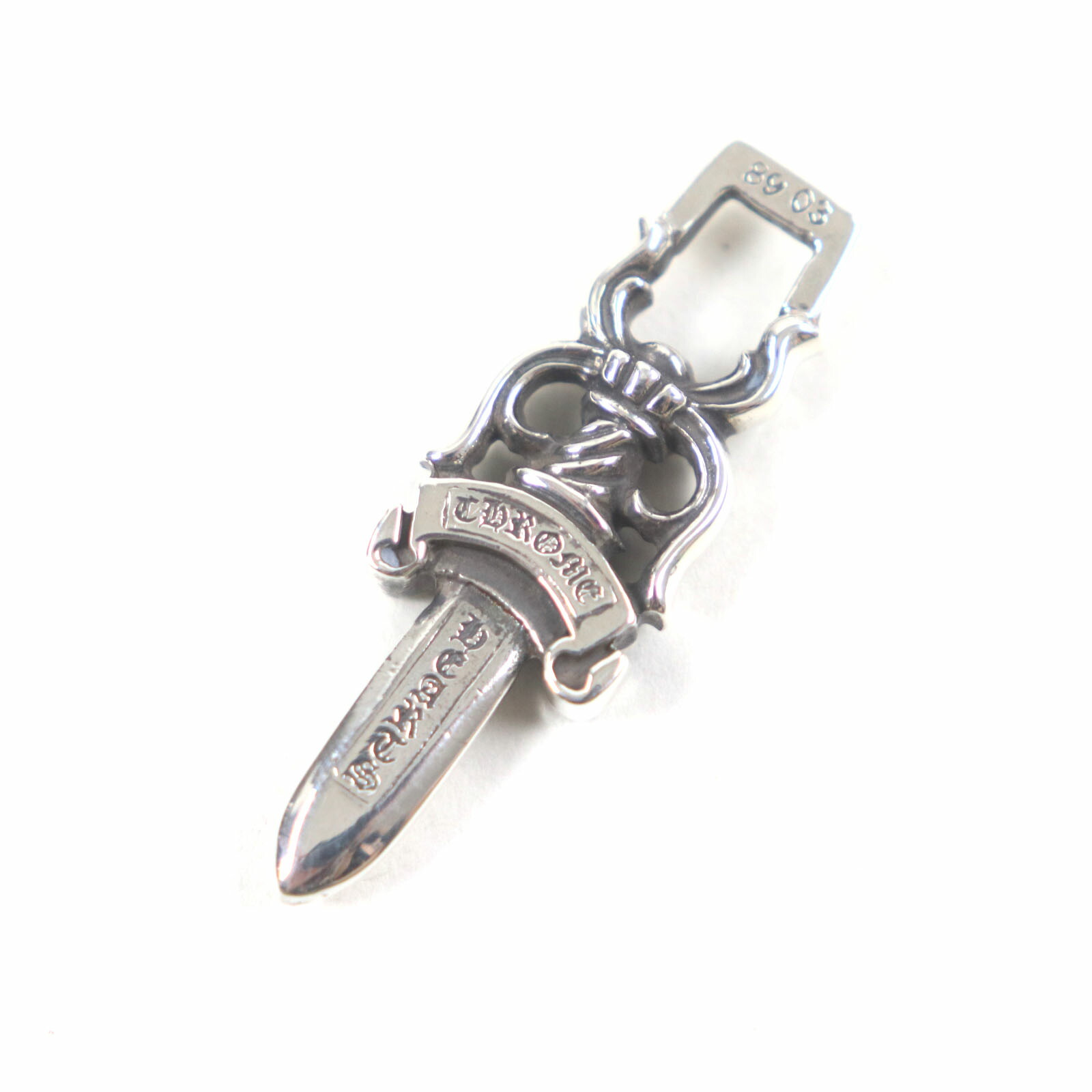 シルバー 925ネックレス　✨極美品✨　　　　　ダガーチャーム 正規品】CHROME/HEARTS/クロムハーツ/ダガー/チャーム