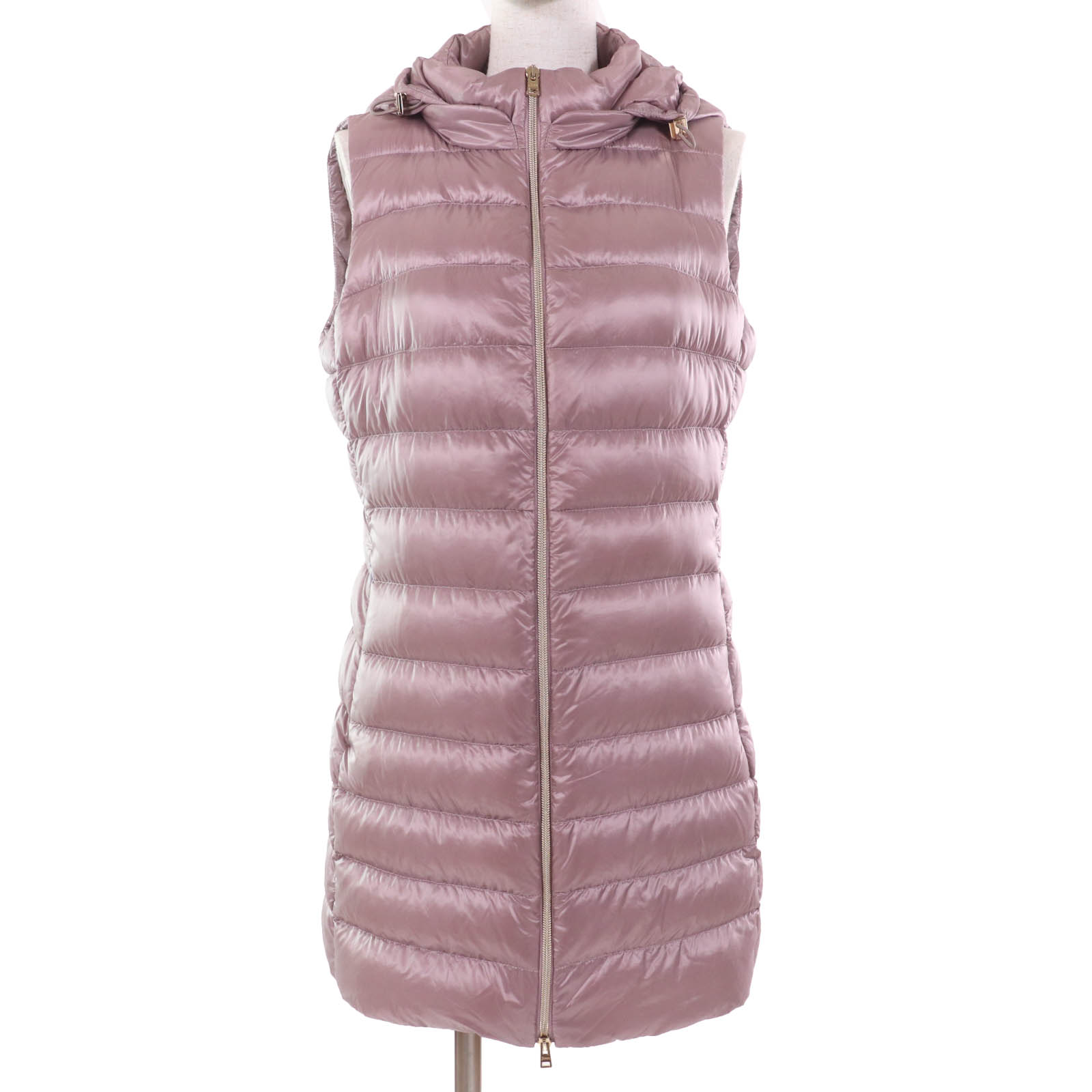 楽天市場】HERNO ヘルノ レディース ロング ダウンベスト PIUMINO 羽毛