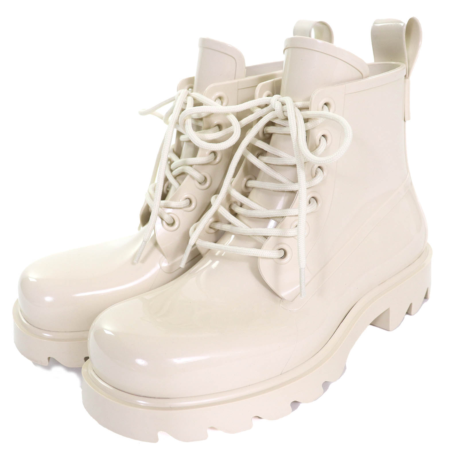 ボッテガヴェネタ 白 レインブーツ 晴雨兼用36サイズ(23cm)ヒール10cm ボッテガヴェネタ 白 レインブーツ 晴雨兼用36サイズ(23cm