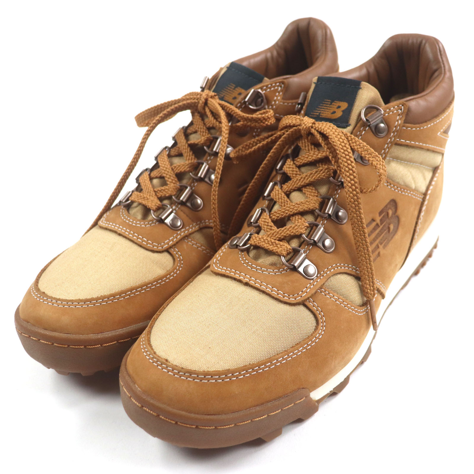 極美品▼New Balance EYE JUNYA WATANABE MAN ニューバランス アイジュンヤワタナベマン 23SS URAINEY3 ヌバック レザー ハイカットスニーカー ブラウン 28 保存袋付き メンズ【中古】