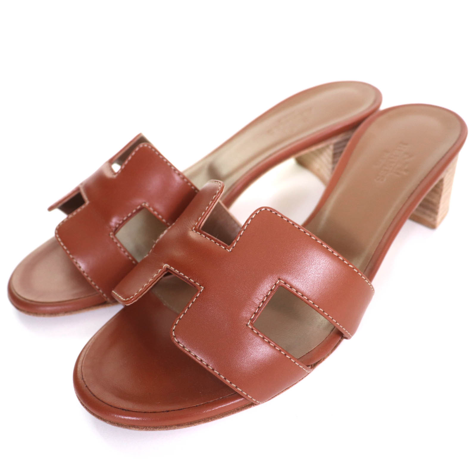 楽天市場】【エルメス】Hermes オアジス Hモチーフ パテントレザー