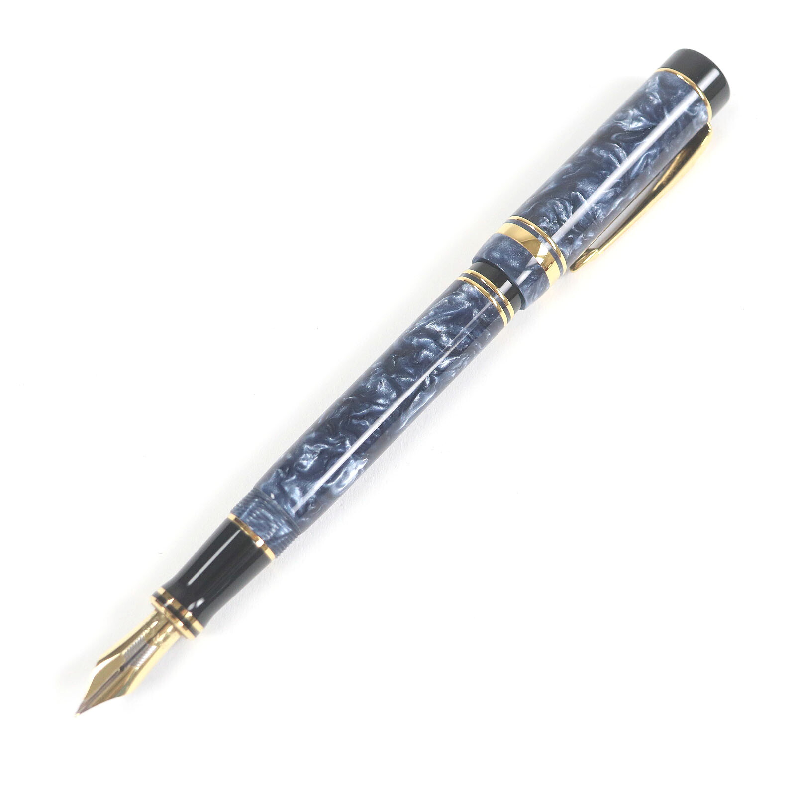 極美品□PARKER パーカー 二重奏活動の領域 センテニアル 書き込み先18K Fニブ 旗がしら式 筆 ビー玉青み UK製 メンズ レディース【中古】