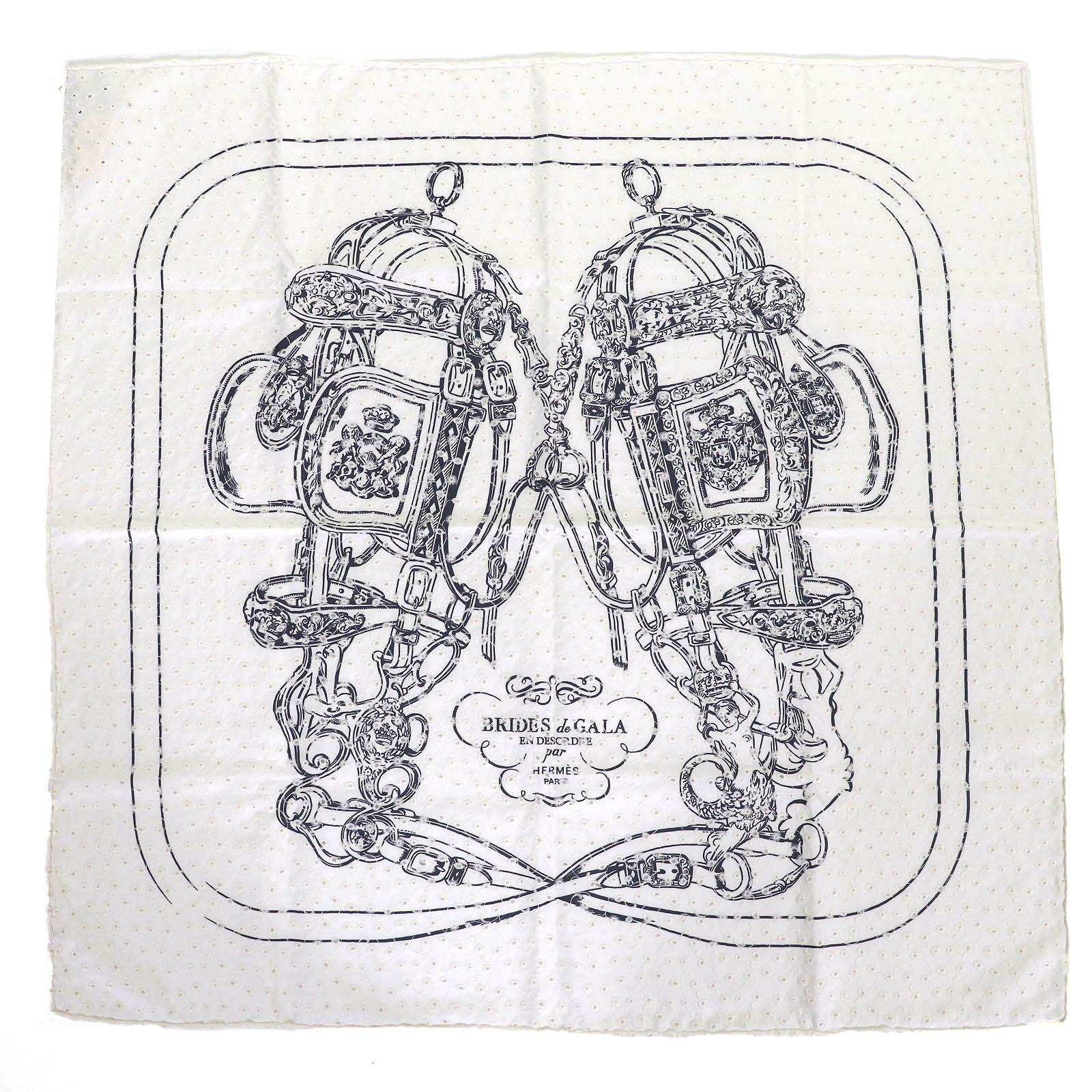 楽天市場】HERMES エルメス カレ40 スカーフ BRIDES de GALA 式典用馬