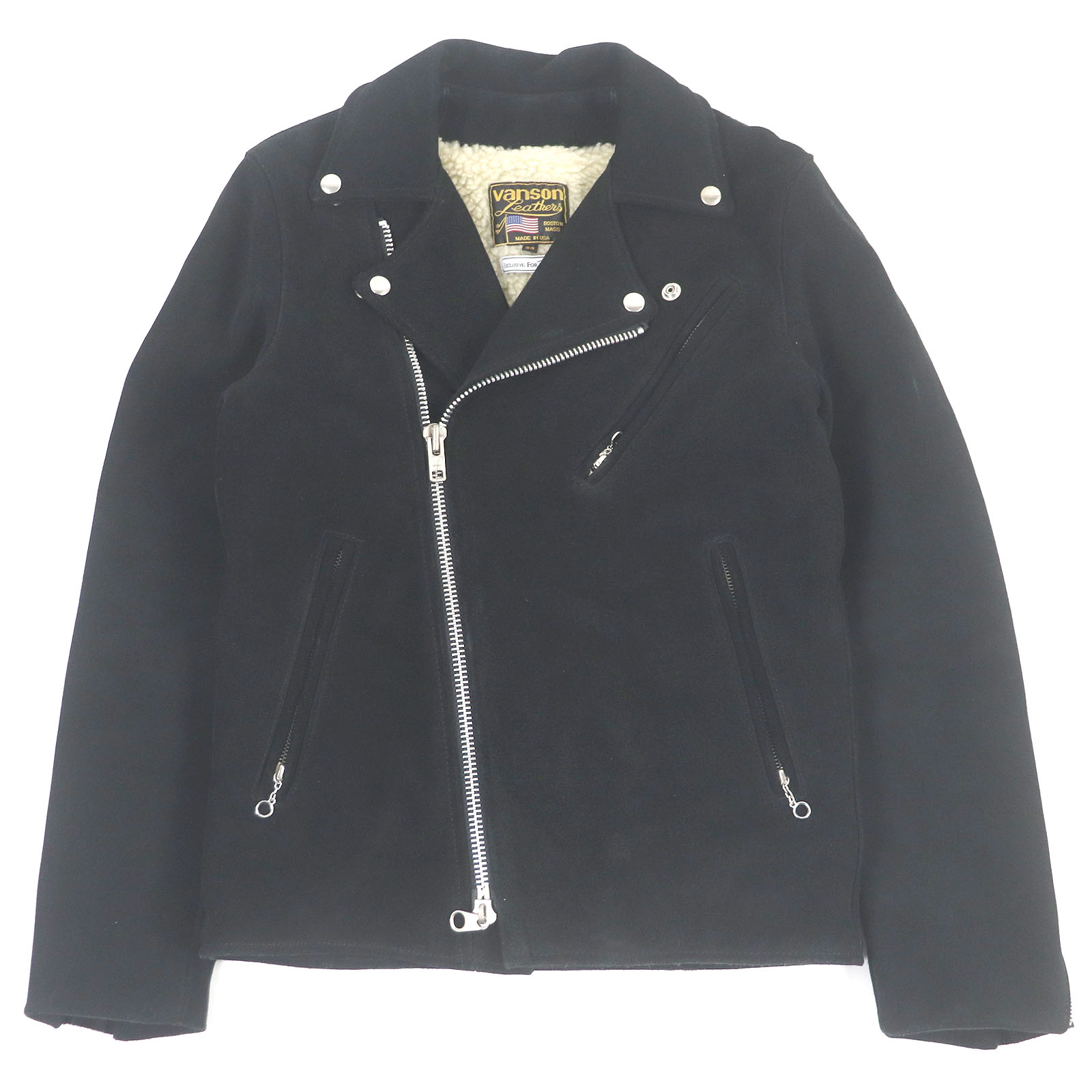 VANSON バンソン Ron Herman スエードライダース36 黒 VANSON バンソン Ron Herman スエードライダース36 黒 - メルカリ