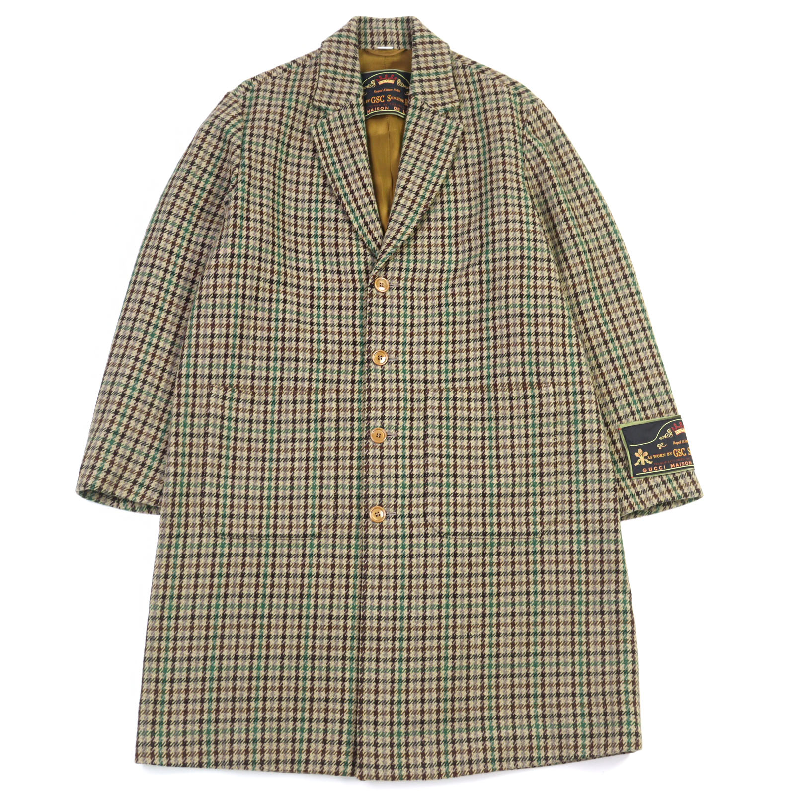 【極美品】GUCCI グッチ チェック GGロゴ 4G ネイビー 紺 赤 緑 GUCCI グッチ GGマーモント 476433 キーリング付きスーパーミニ