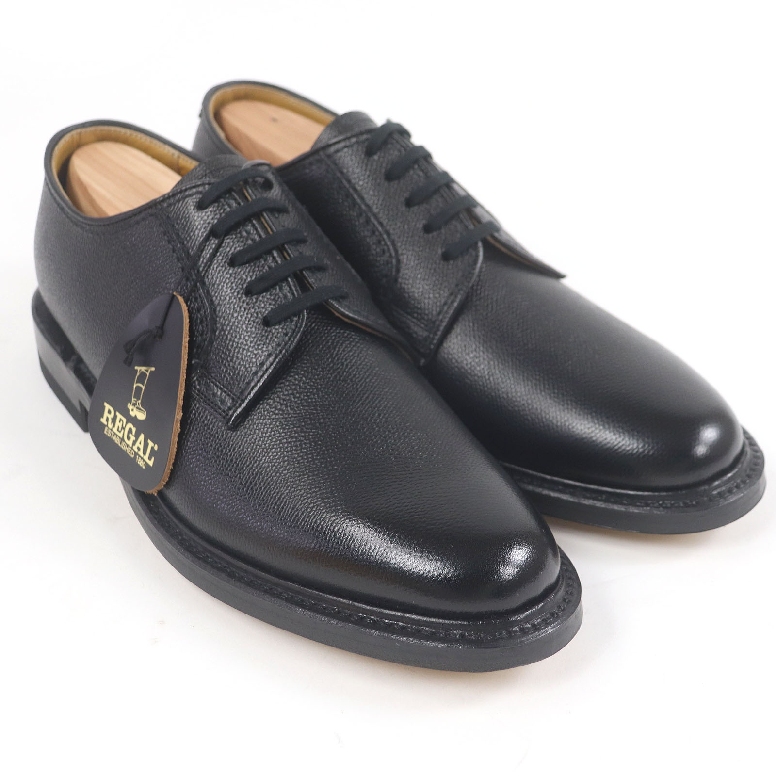 楽天市場】【未使用】REGAL【プレーントゥ レザーシューズ】26.5 EEE  