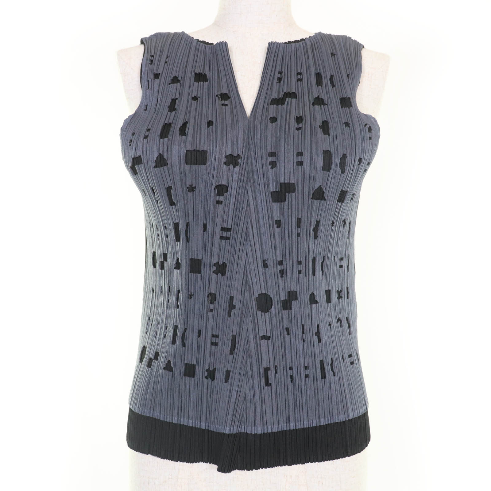 美品　PLEATS PLEASE イッセイミヤケ　　ノースリーブカットソー　L 楽天市場】【中古】美品 PLEATS PLEASE プリーツプリーズ