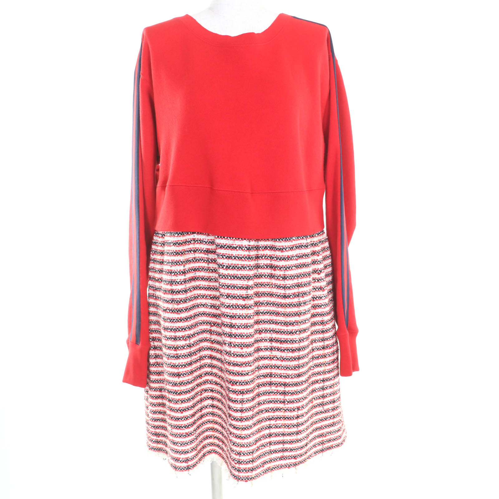 たえ様　GUCCIツイードワンピース38 グッチ GGパターン ウール ワンピース XS レディース イエロー