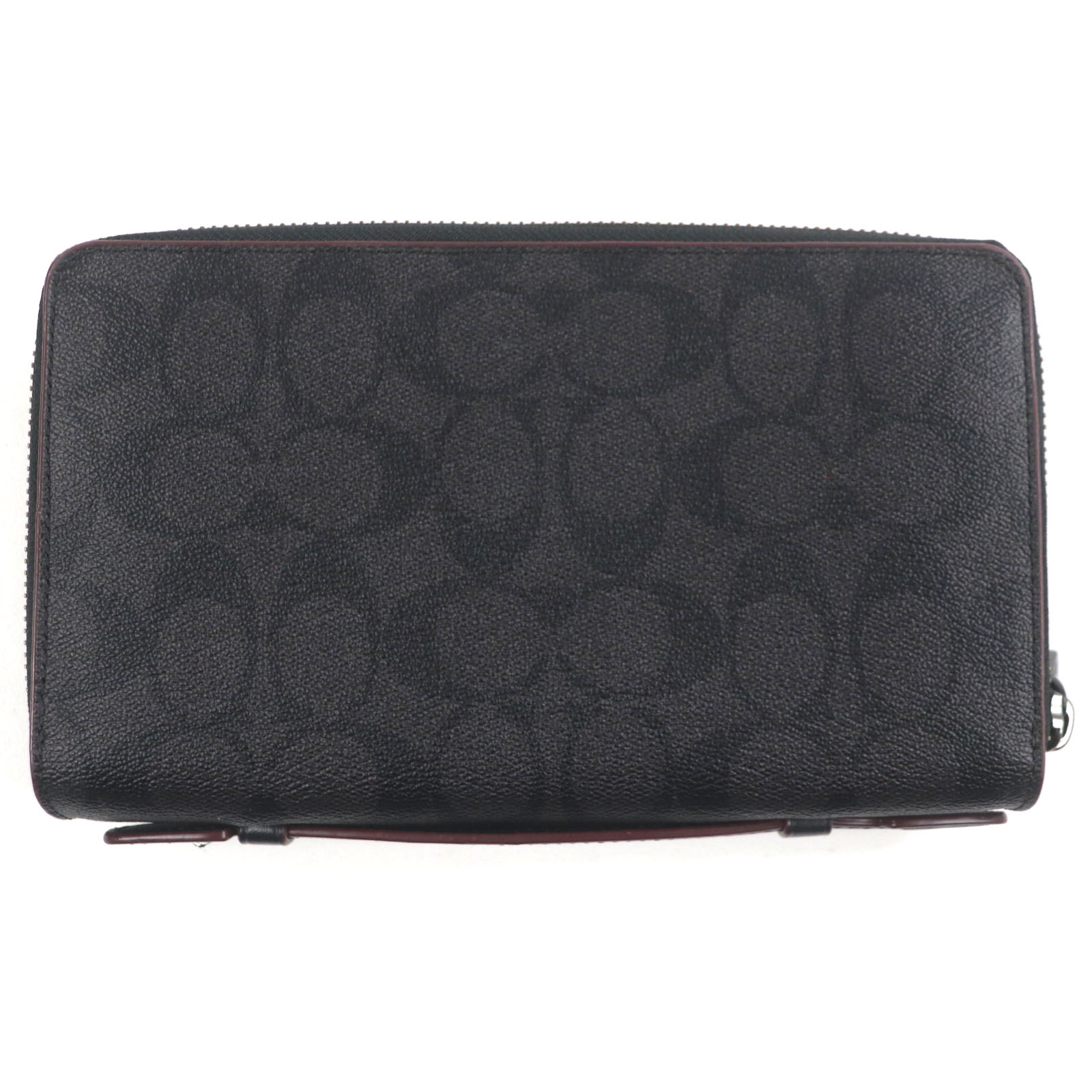 COACH コーチ オーガナイザー 長財布 シグネチャー F93504 楽天市場】COACH コーチ F93504 ダブルジップ トラベル