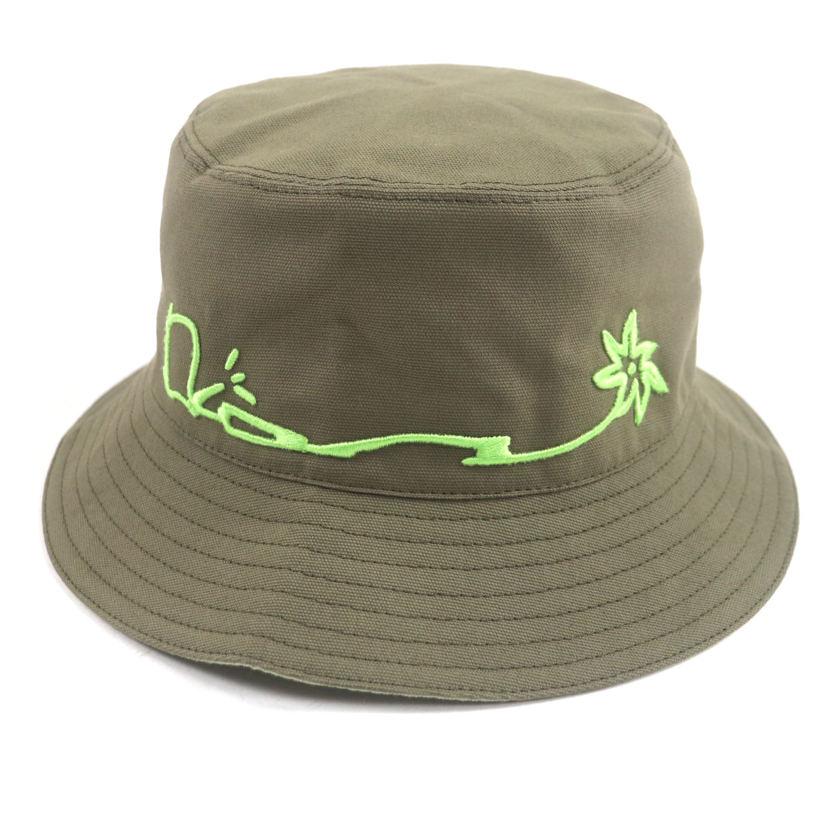 未使用品▼DIOR Cactus Jack ディオール オム カクタスジャック 033C906U4511 刺繍入り 帽子 バケットハット カーキ M イタリア製 メンズ【中古】|衣類&ブランドリサイクル GREEN