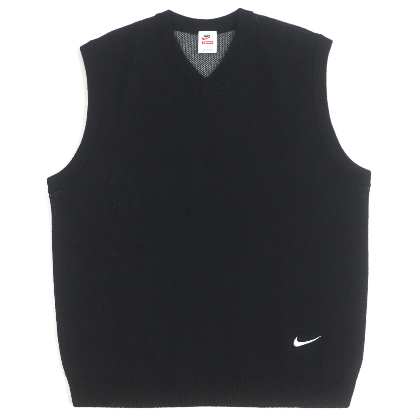 楽天市場】Supreme 25ss x Nike Sweater Vest Black Size-XL HF9638